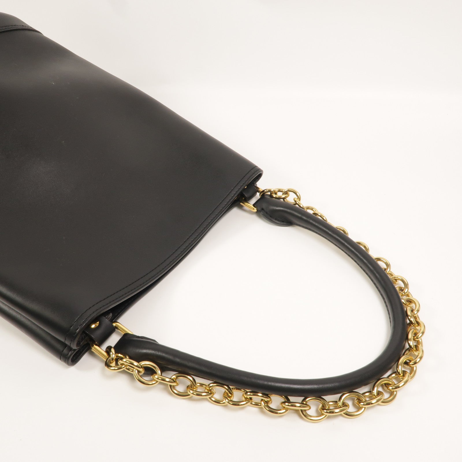 BURBERRY 牛皮皮革Prorsum Bucket Bag鏈帶手挽肩背兩用袋