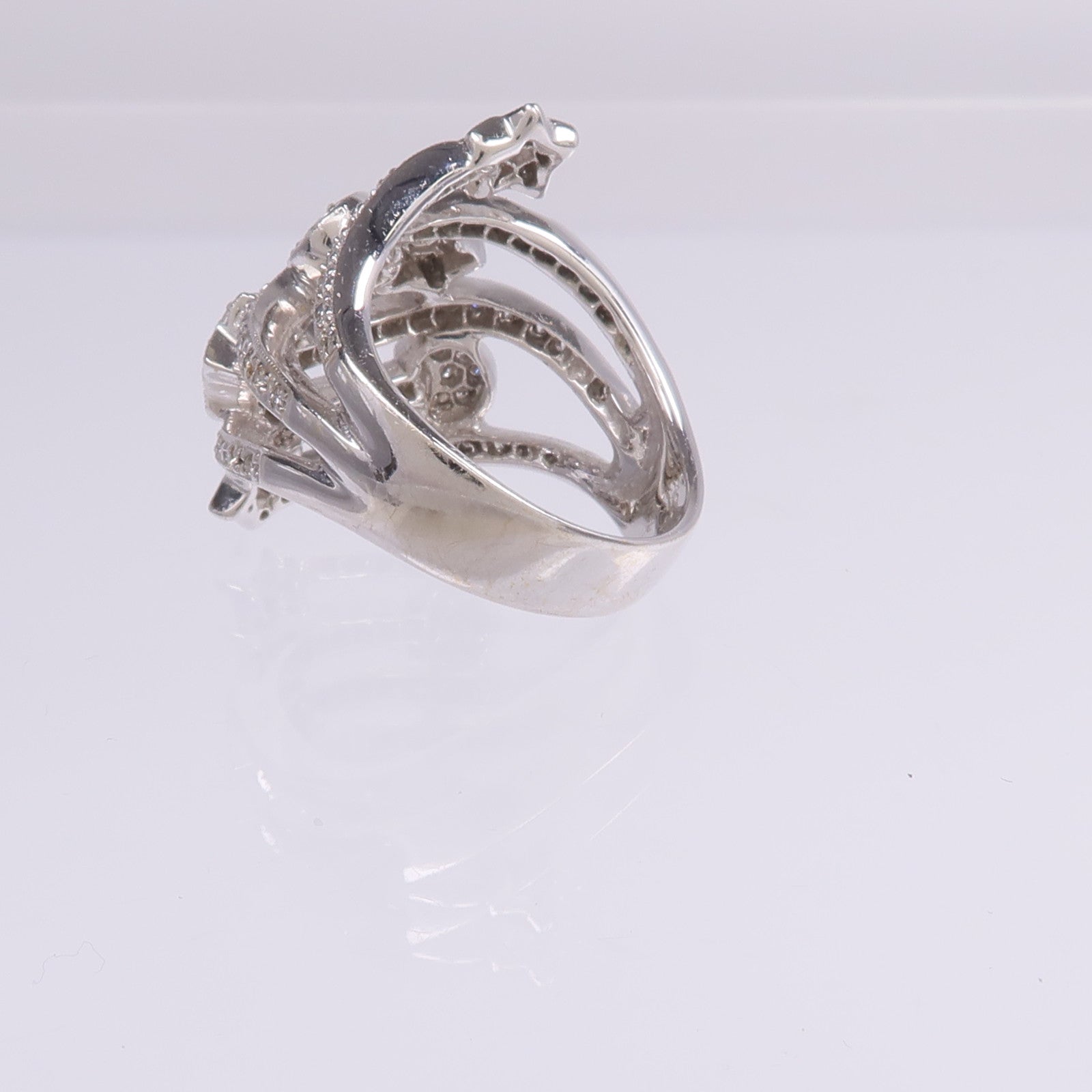 JEWELRY 【激減優惠】18K白金Diamond Ring鑽石戒指US#6.25