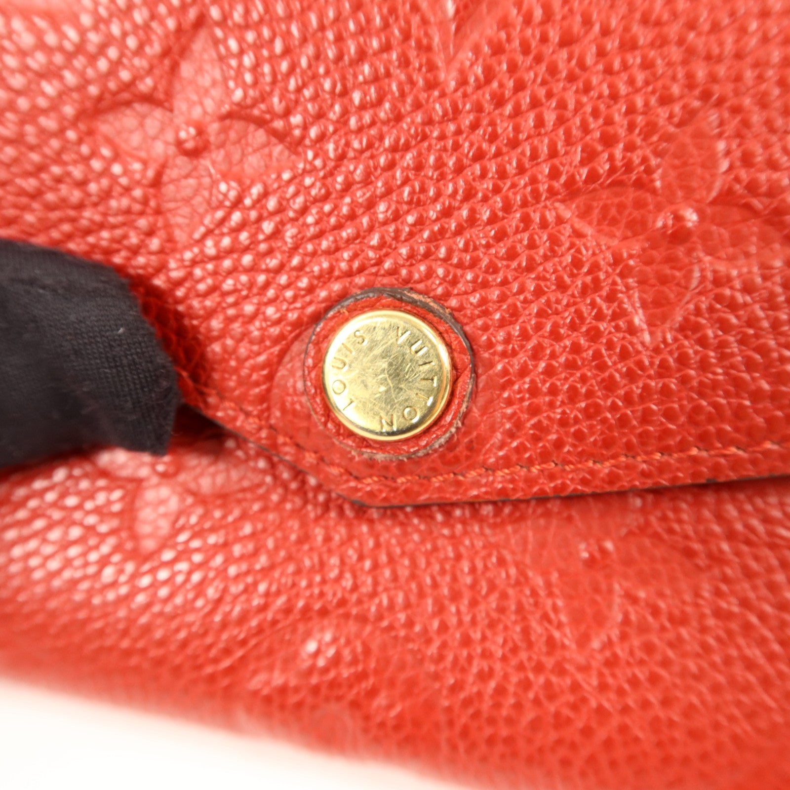 LOUIS VUITTON Monogram Empreinte Pochette Cure金扣零錢包