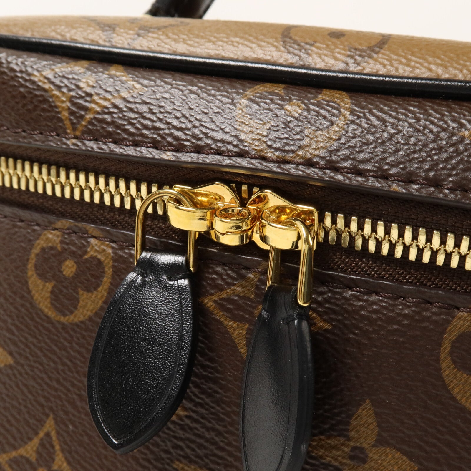LOUIS VUITTON Monogram Reverse Vanity PM鏈帶手挽肩背兩用袋