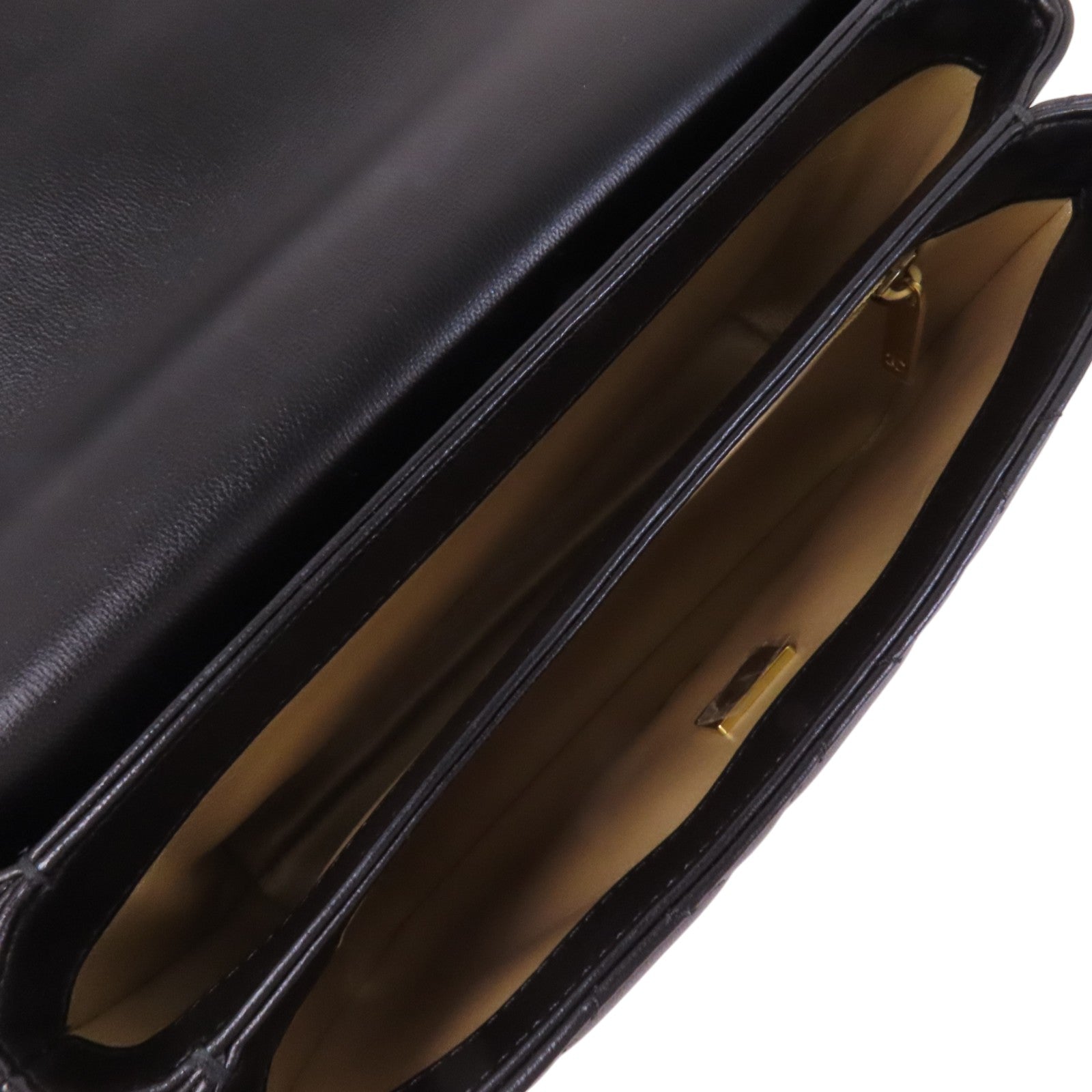 CHANEL 羊皮皮革Small Flap Bag金扣鏈帶手挽肩背兩用袋