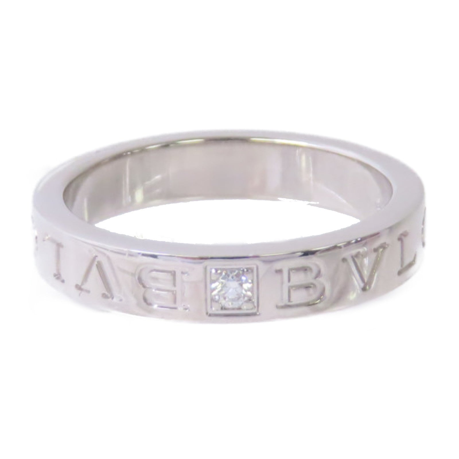 BVLGARI 18K白金/鑽石B-Zero Diamond Ring戒指US#8 – Brand Off