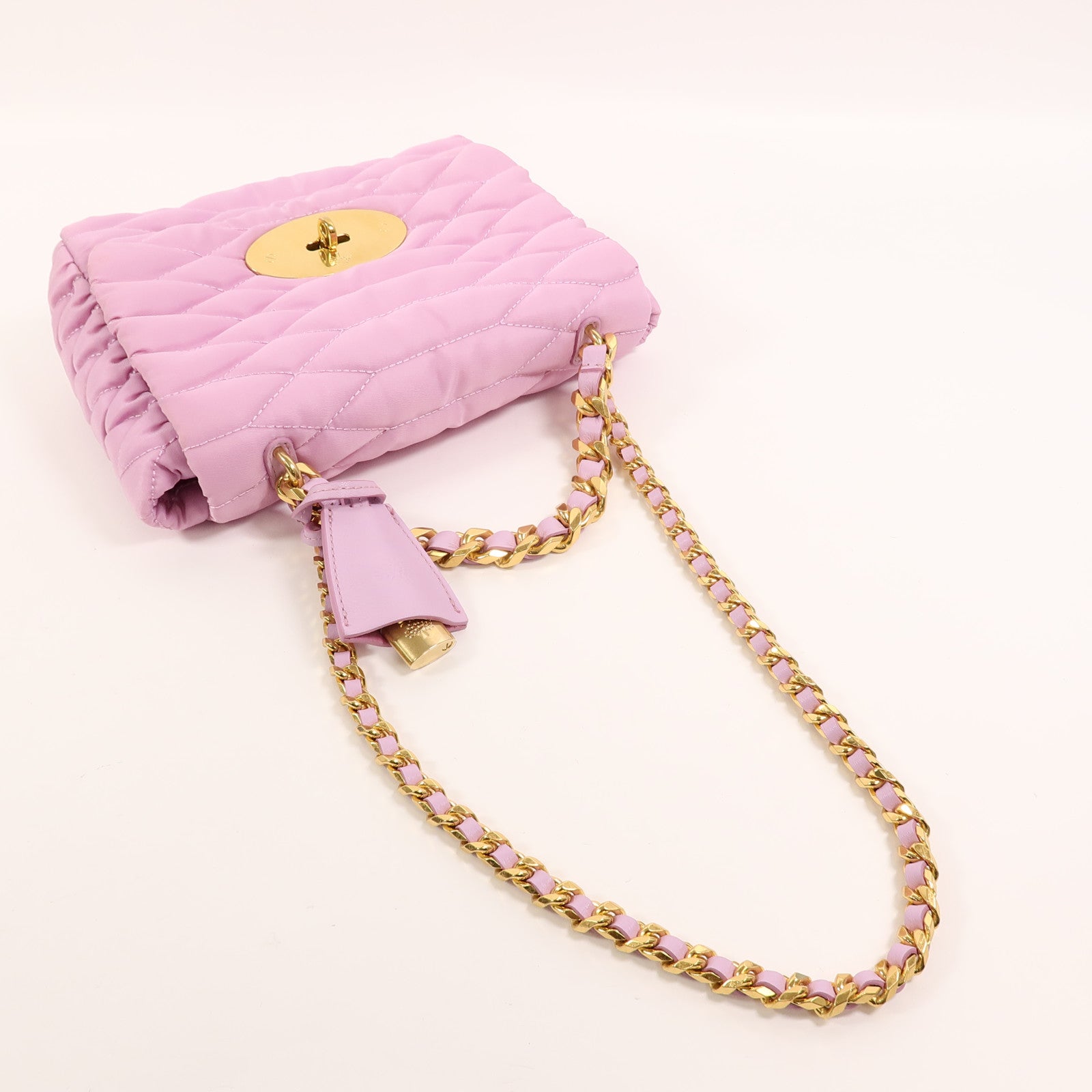 MULBERRY 尼龍Shoulder Bag鏈帶手挽肩背兩用袋