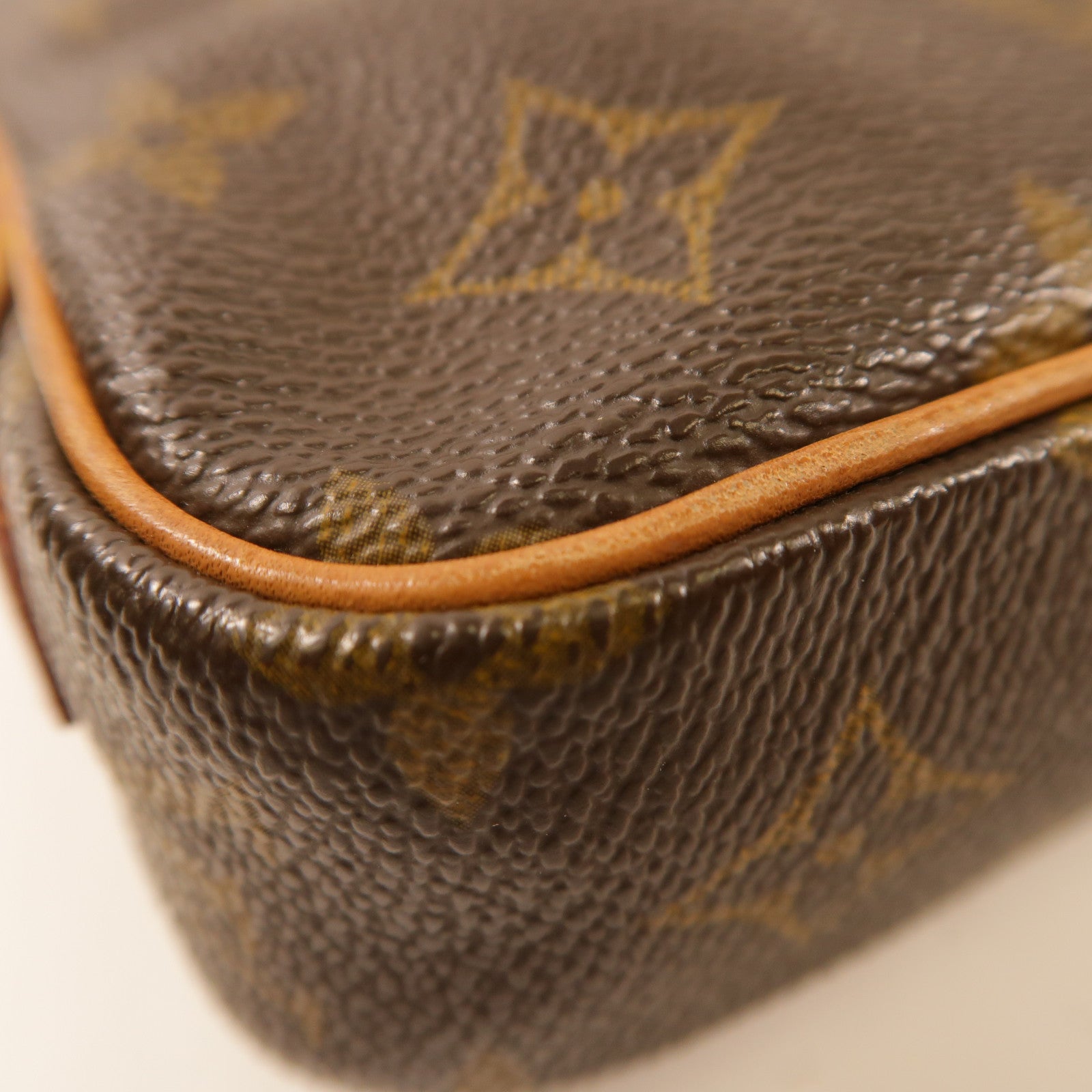 LOUIS VUITTON Monogram Marly Bandouliere金扣肩背袋棕色