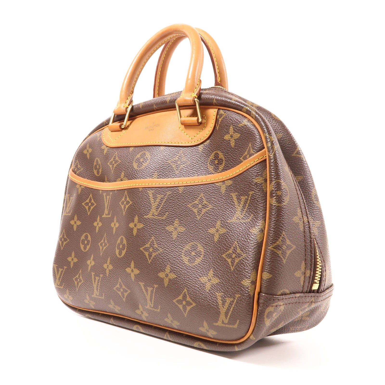 LOUIS VUITTON 【激減優惠】Monogram Trouville PM金扣手挽袋