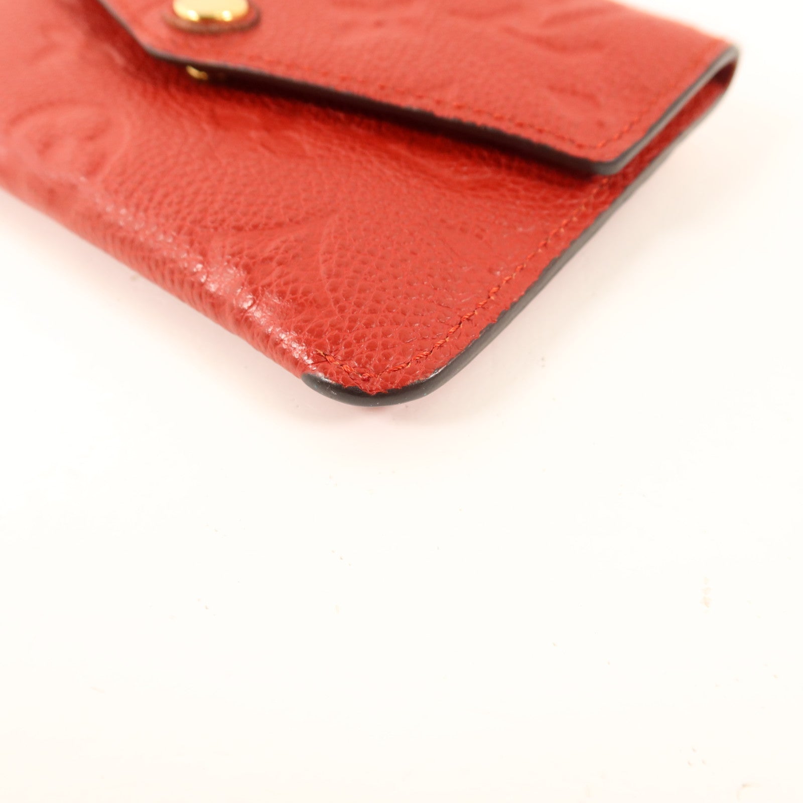 LOUIS VUITTON Monogram Empreinte Pochette Cure金扣零錢包