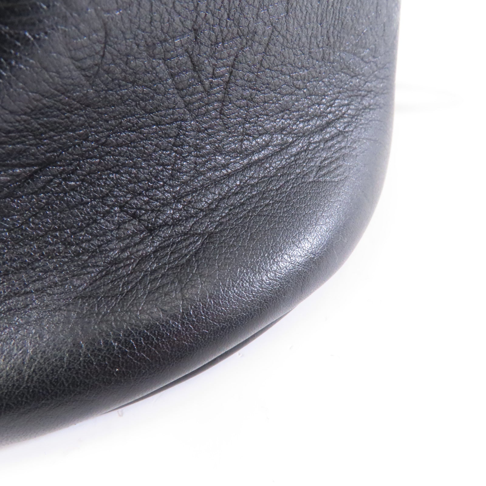 LOUIS VUITTON Monogram Shadow Chalk Nano肩背袋黑色