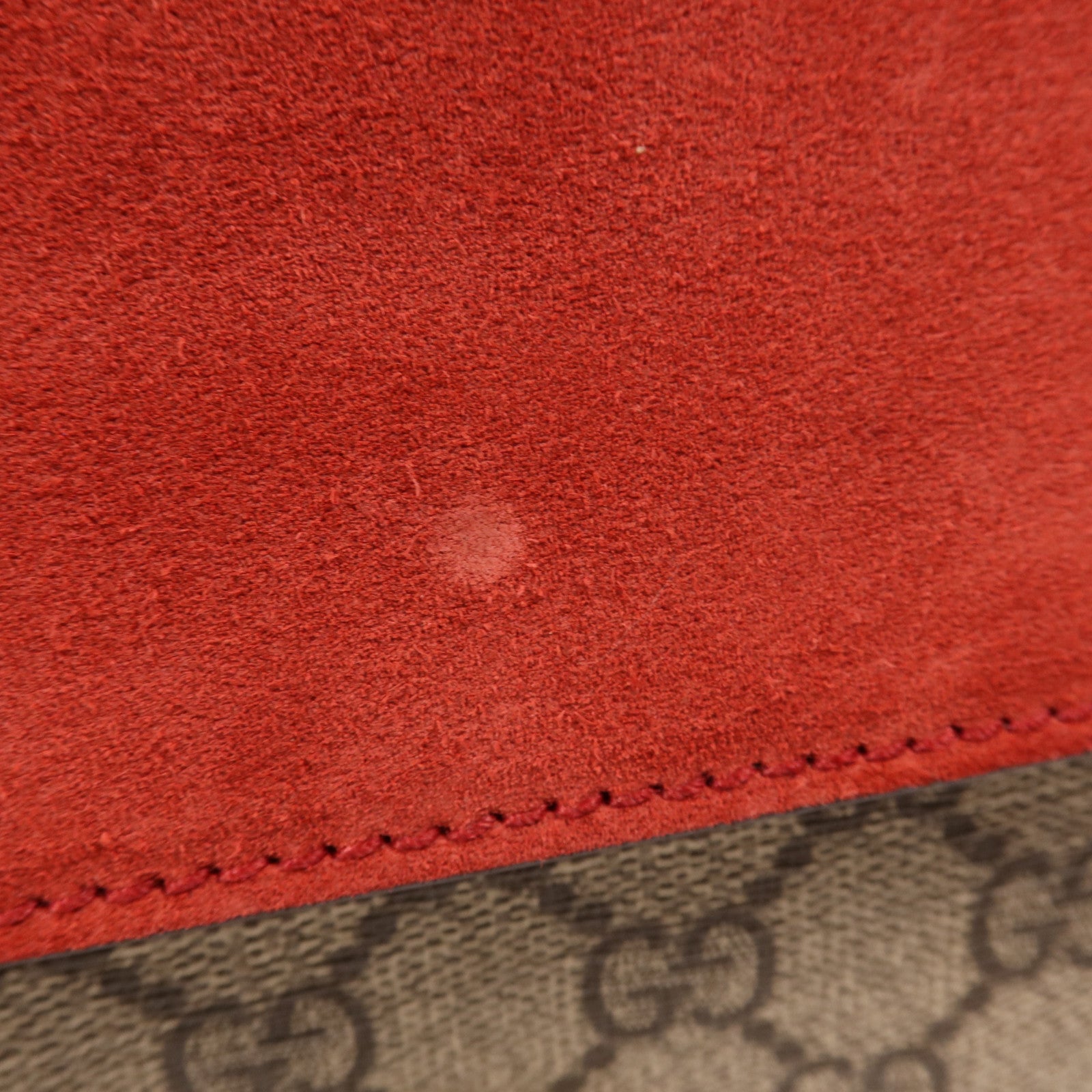 GUCCI 塗層帆布Dionysus銀扣鏈帶肩背袋