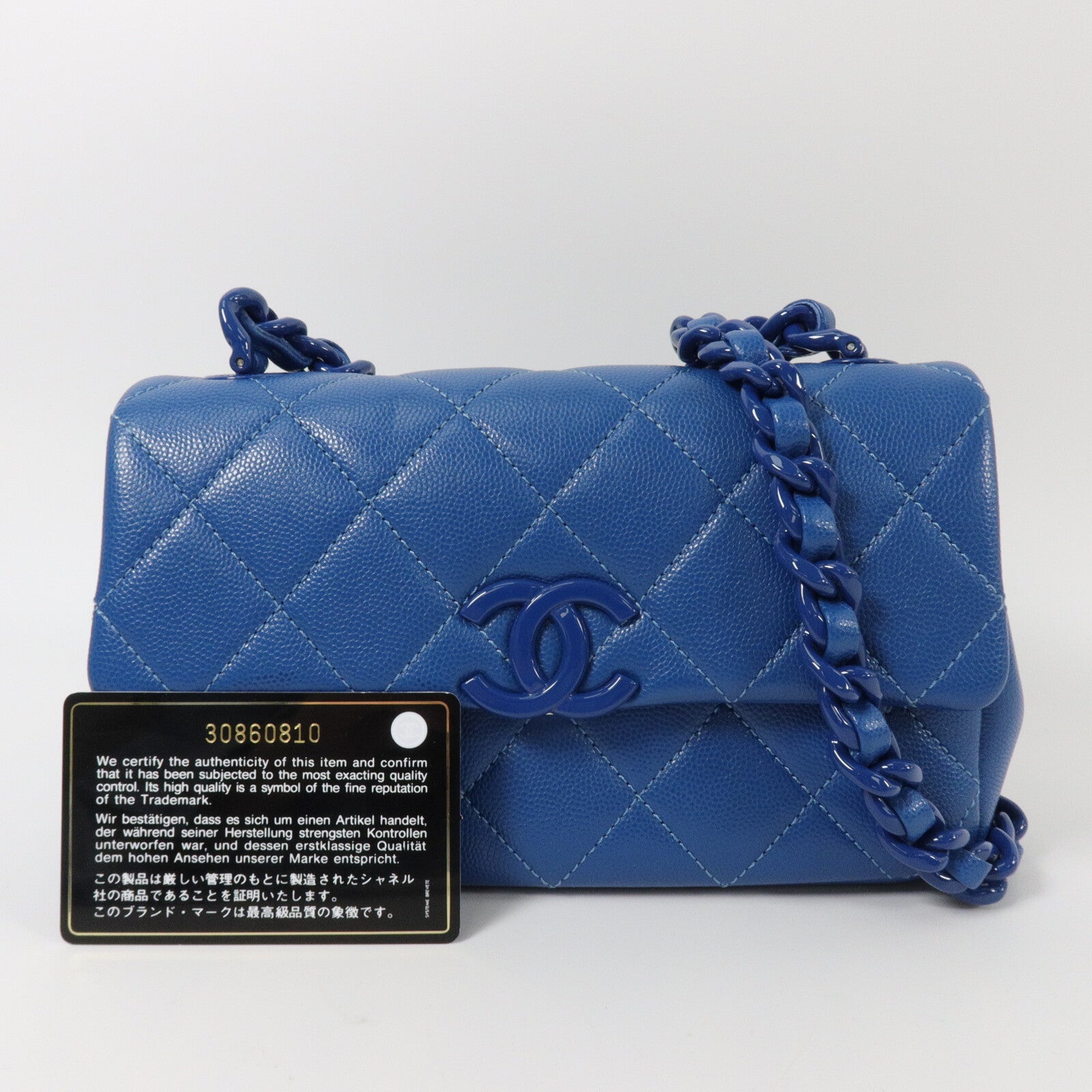 CHANEL 牛皮皮革Small Flap Bag鏈帶肩背袋