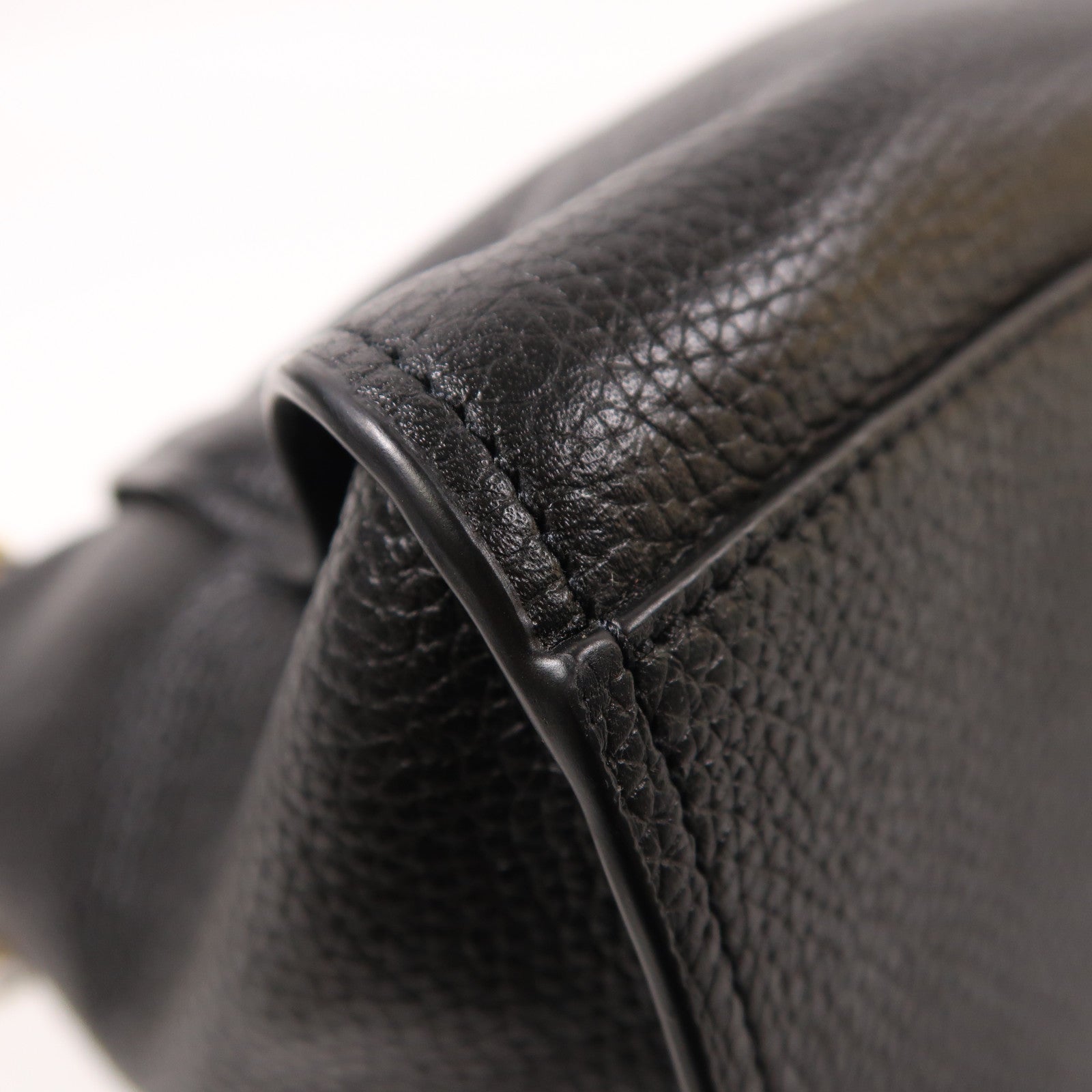 牛皮皮革Chain Shoulder金扣鏈帶肩背袋