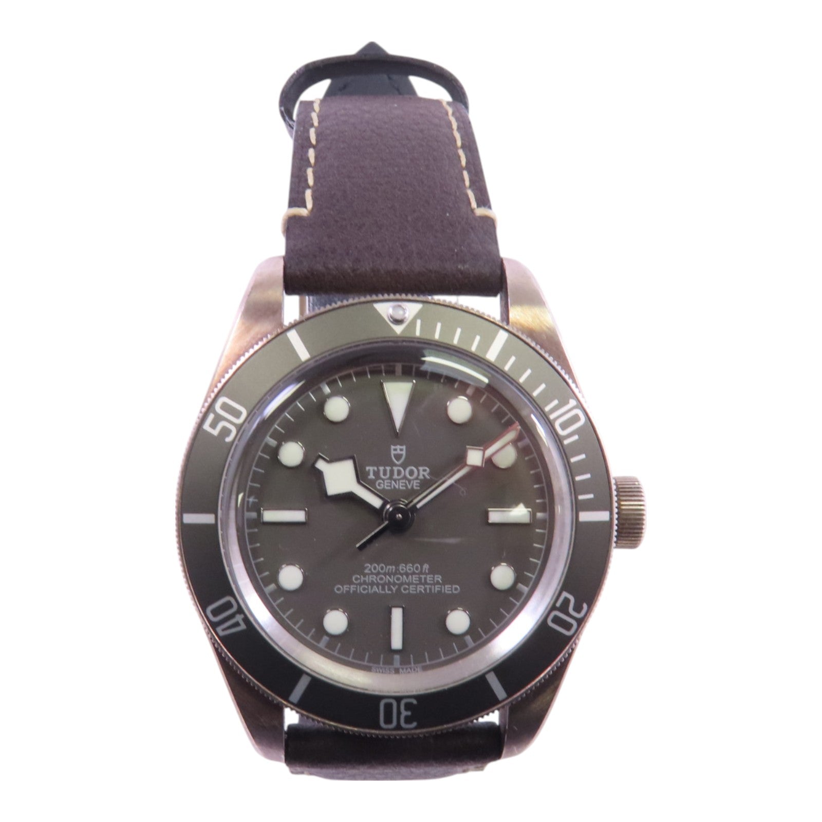 TUDOR BlackBay58 79010SG Automatic Watch Leather Belt Stainless Steel Dark Grey