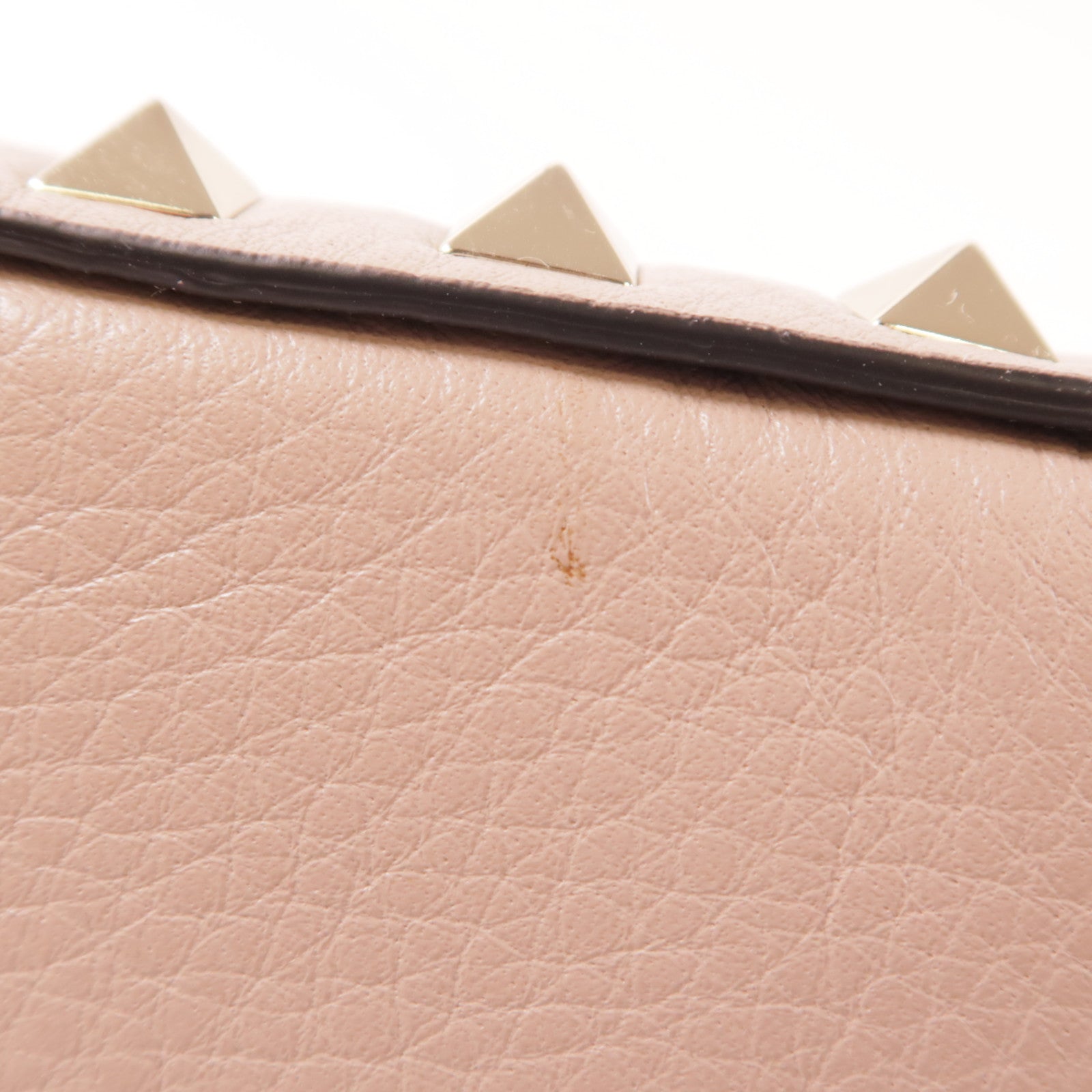 Valentino 【激減優惠】牛皮皮革Rockstud Shoulder Bag金扣手挽肩背兩用袋
