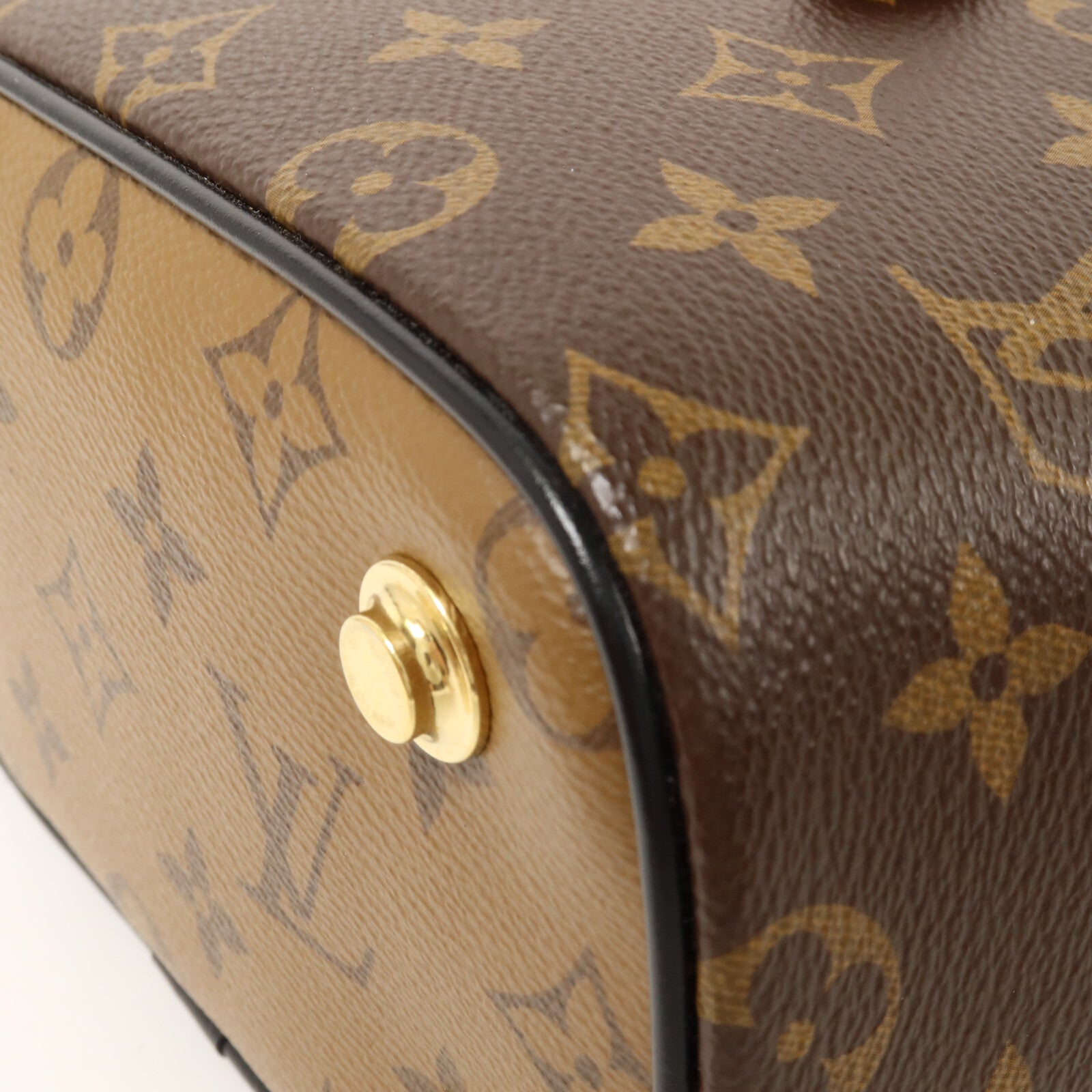 LOUIS VUITTON Monogram Reverse Vanity PM鏈帶手挽肩背兩用袋