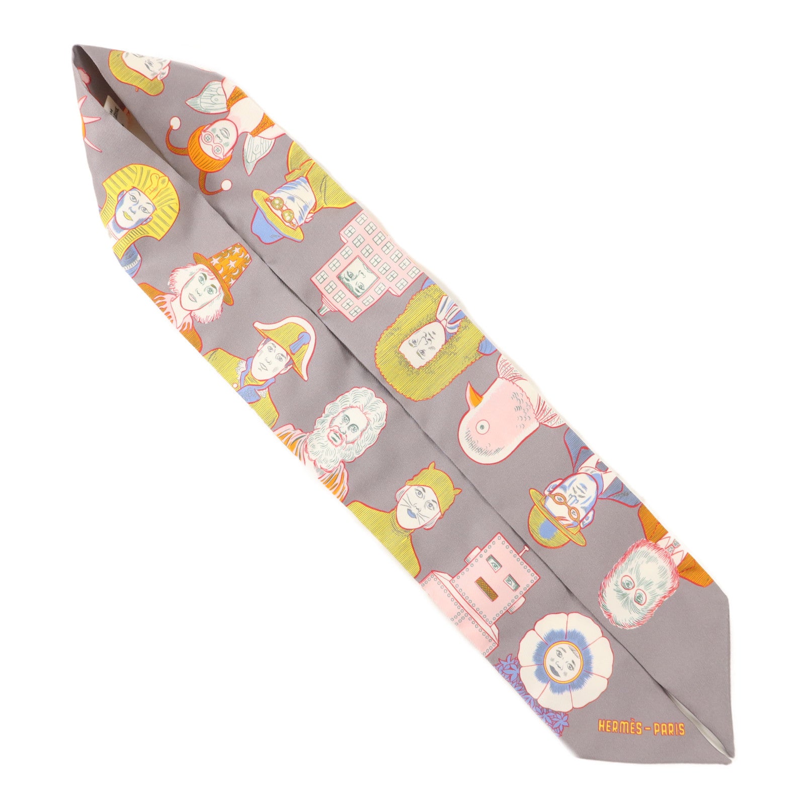 HERMES 絲質Twilly絲巾