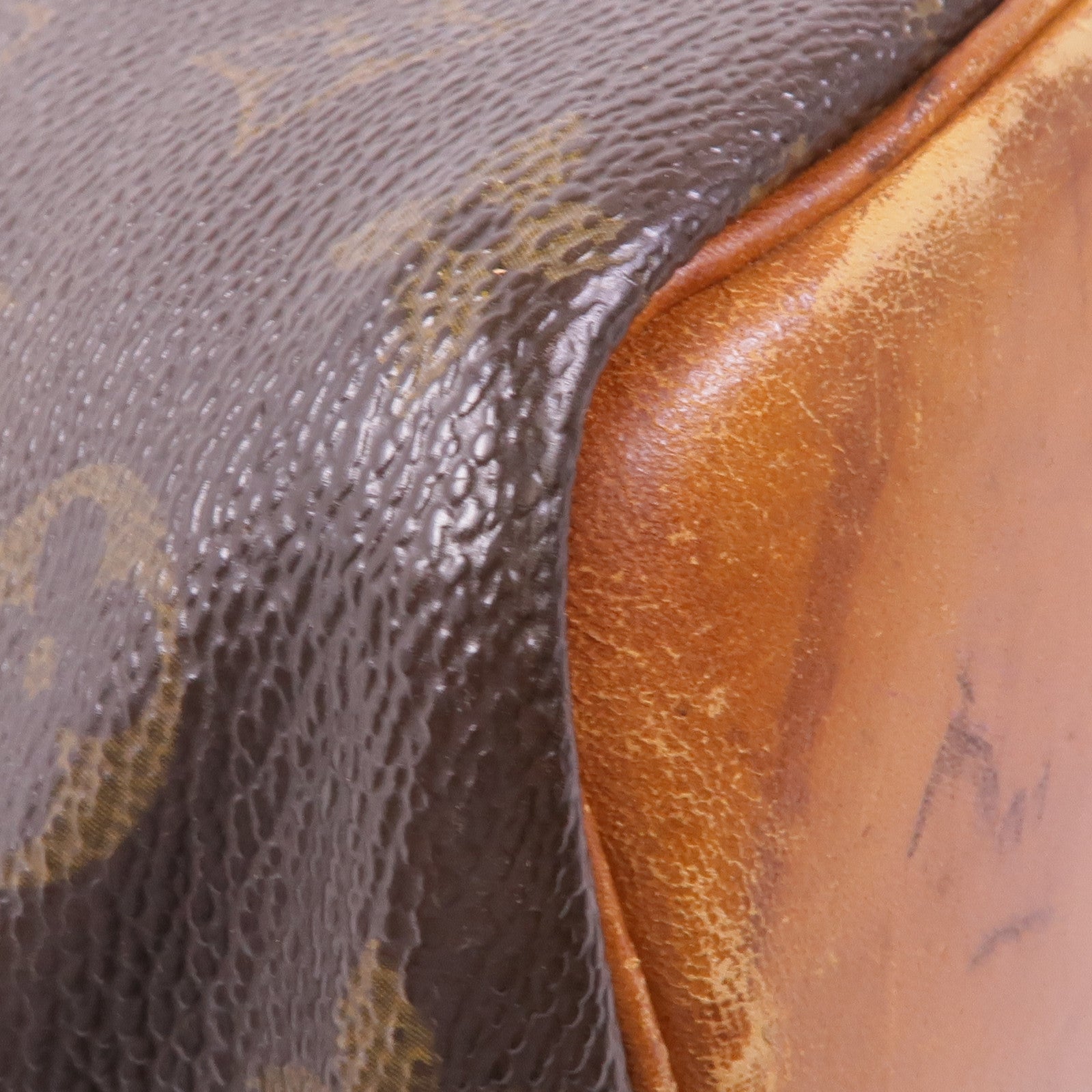 LOUIS VUITTON Monogram Petit Noe金扣肩背袋棕色