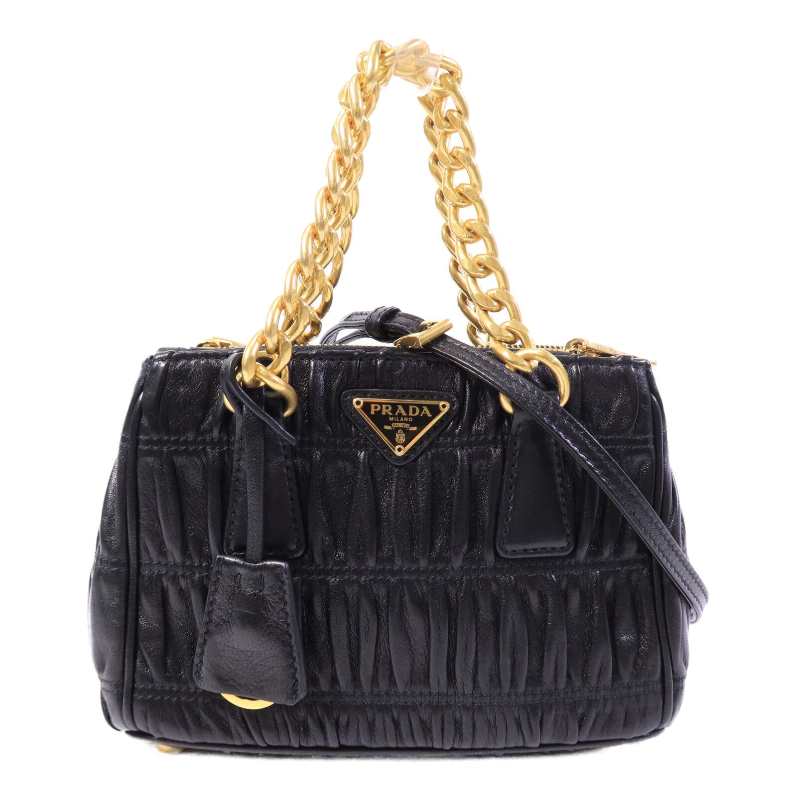 PRADA 羊皮皮革2 Way Shoulder Bag手挽肩背兩用袋