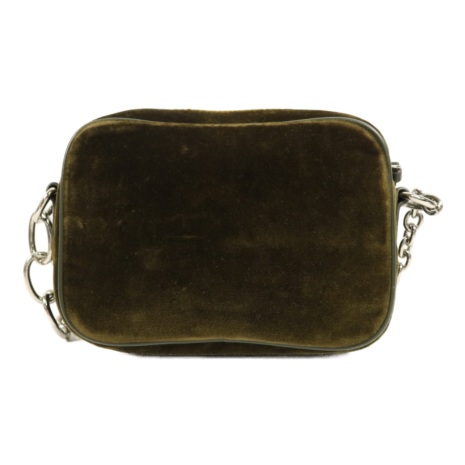 VIVIENNE TAM 天鵝絨Bromley Camera Bag鏈帶肩背袋
