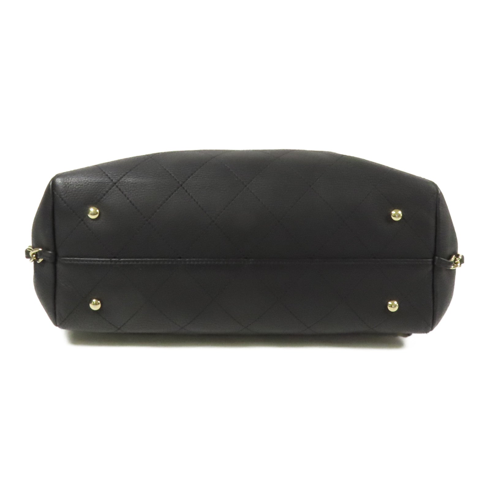 CHANEL 牛皮皮革Tote Bag金扣手挽肩背兩用袋