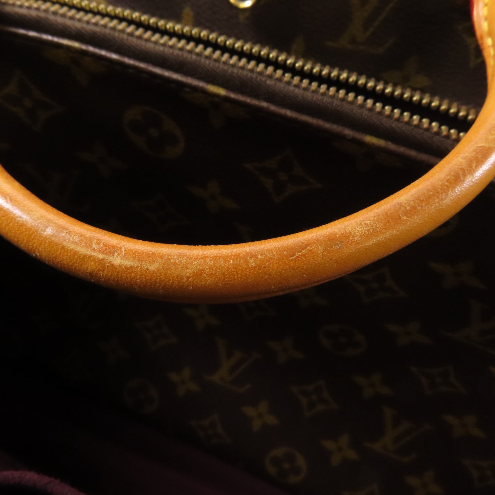 LOUIS VUITTON Monogram Montaigne GM金扣手挽肩背兩用袋