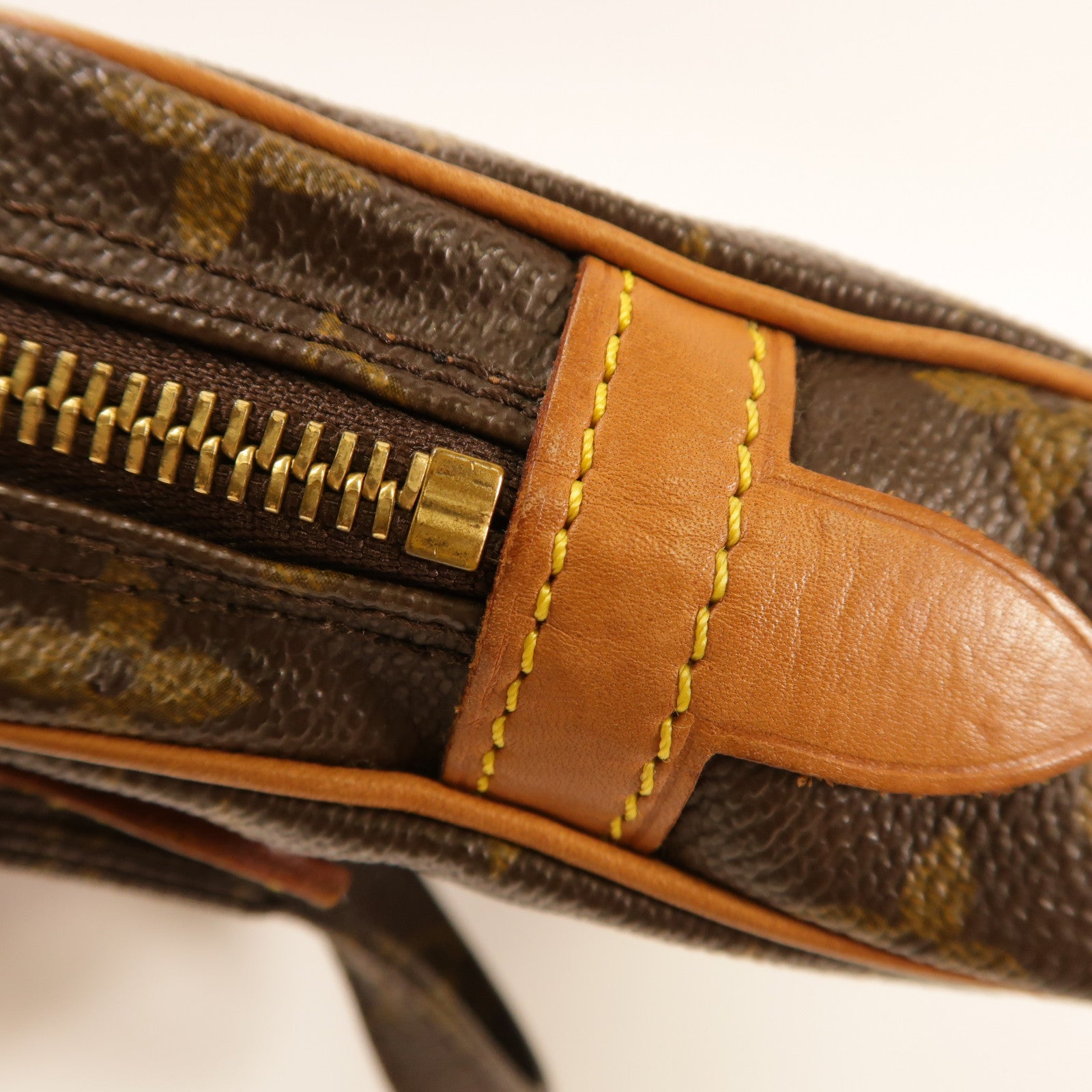 LOUIS VUITTON Monogram Marly Bandouliere金扣肩背袋棕色