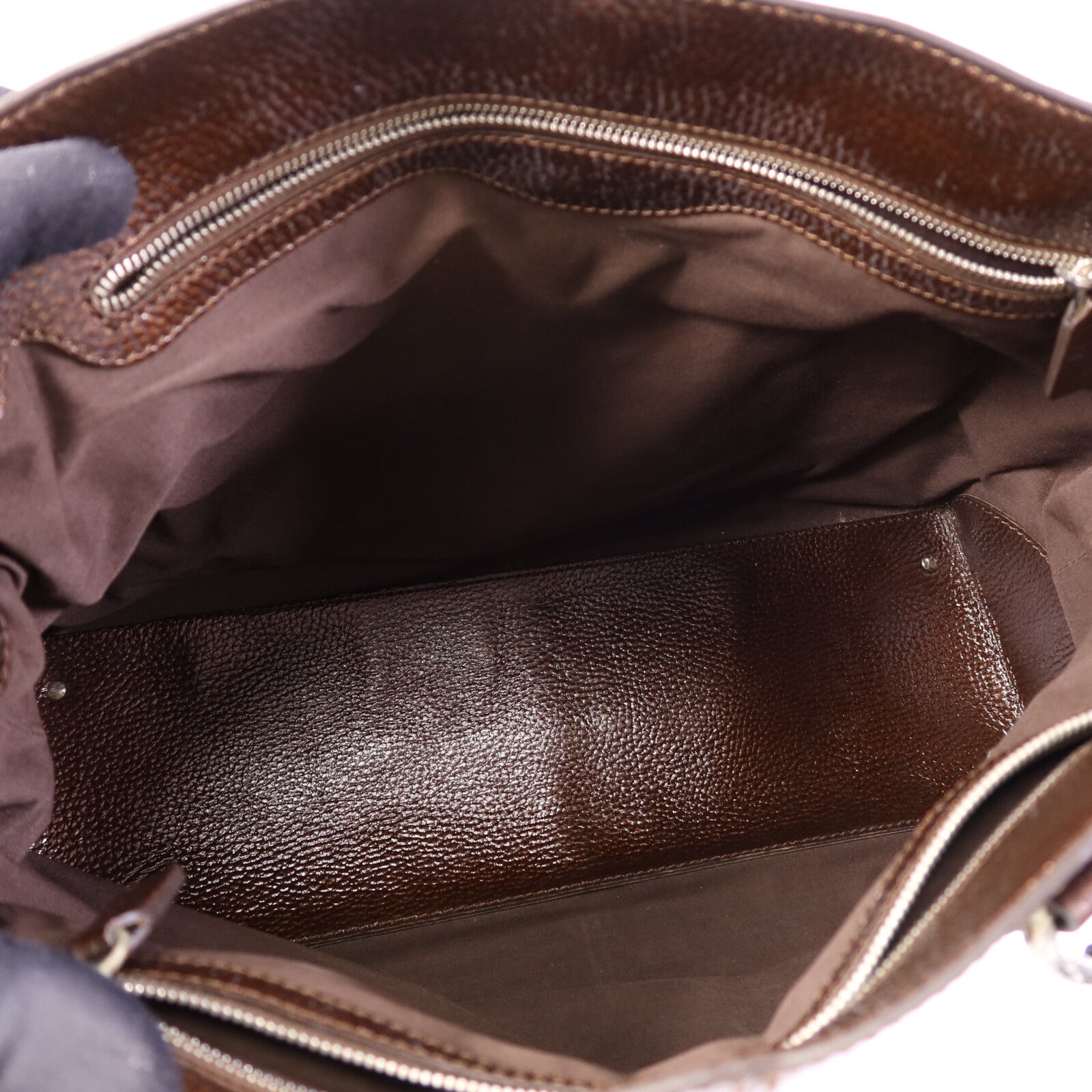 TOD'S 皮革Shoulder Bag銀扣肩背袋