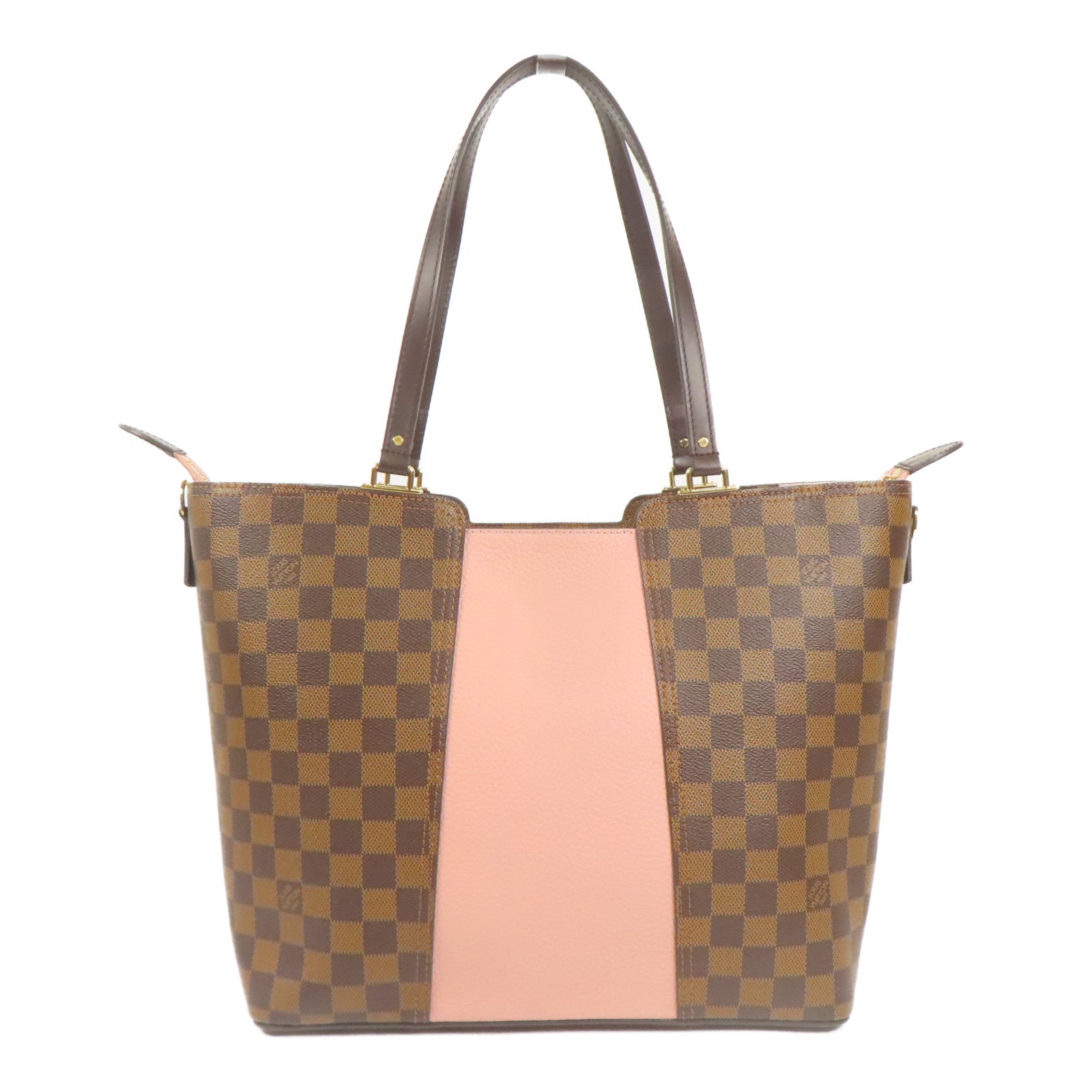LOUIS VUITTON Damier Shoulder Bag金扣手挽肩背兩用袋