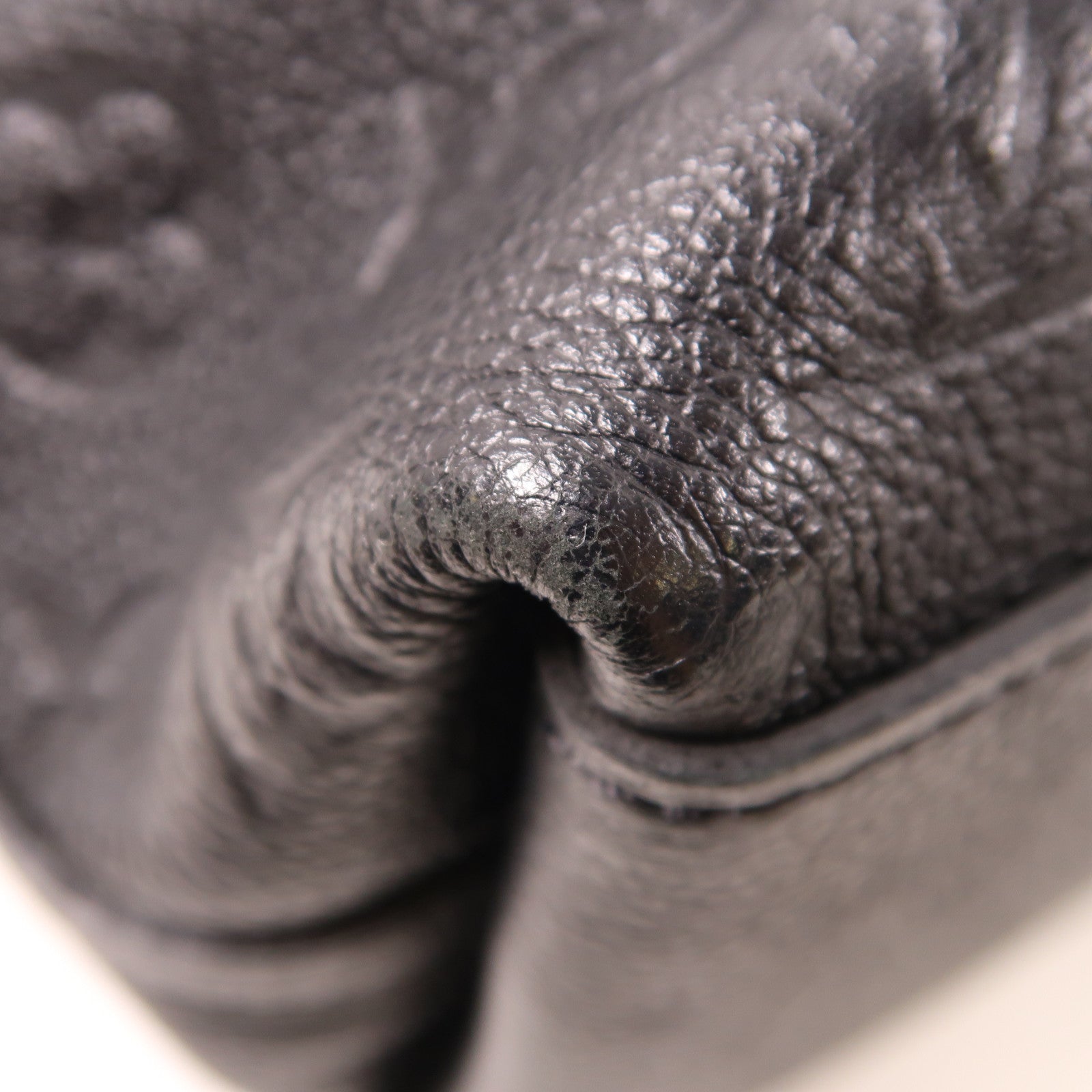 LOUIS VUITTON Monogram Empreinte Bastille金扣手挽肩背兩用袋黑色