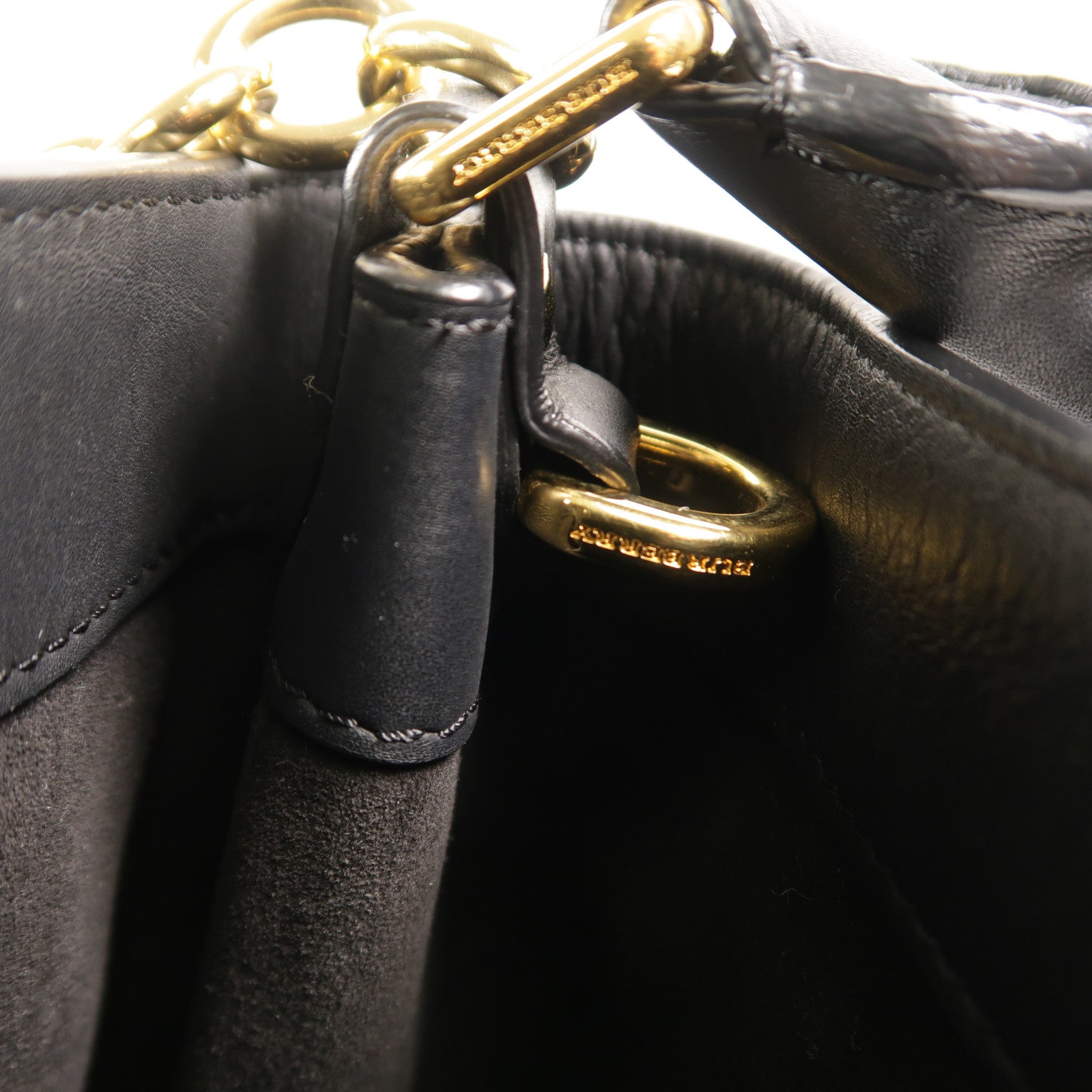 BURBERRY 牛皮皮革Prorsum Bucket Bag鏈帶手挽肩背兩用袋
