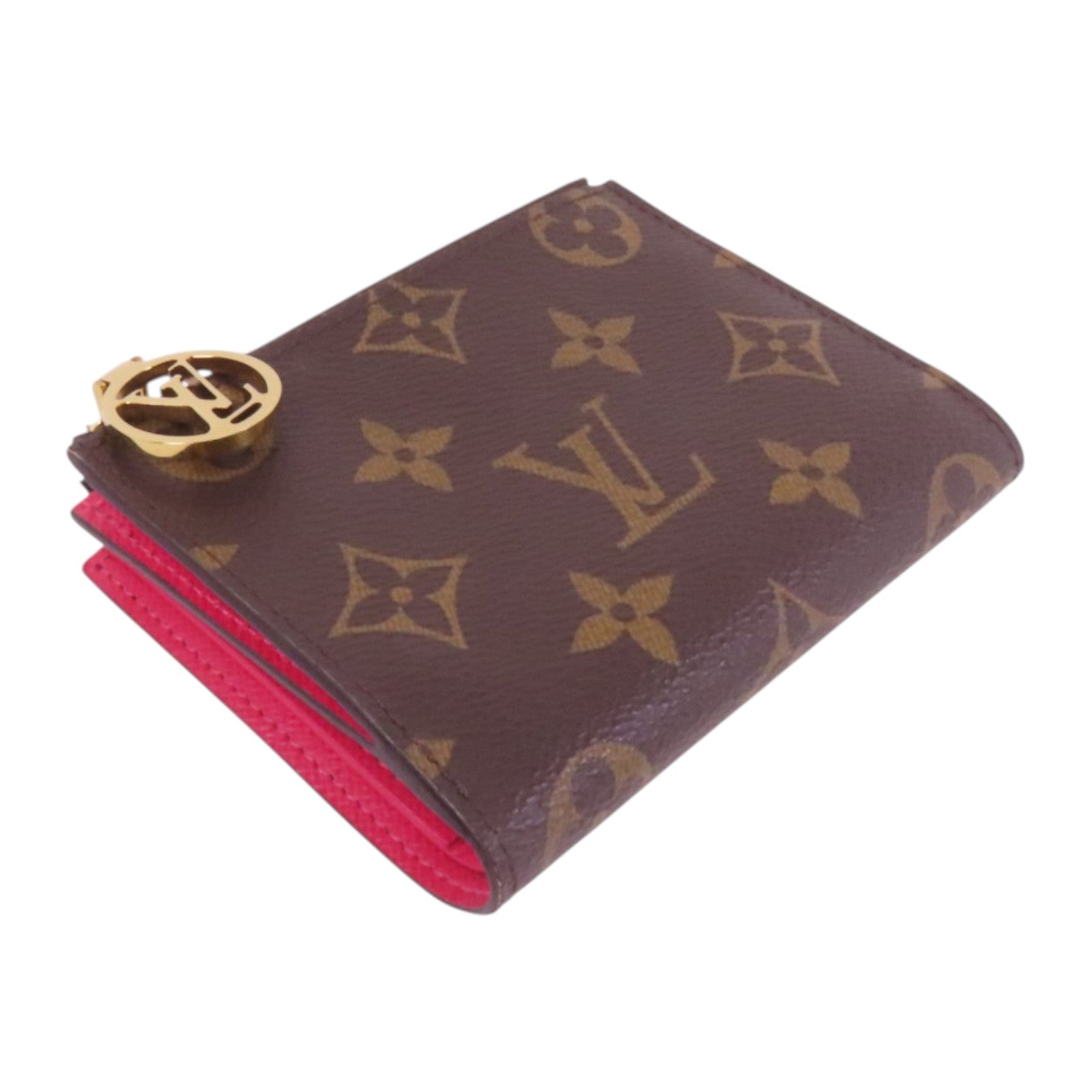LOUIS VUITTON Monogram Lisa Wallet金扣短錢包
