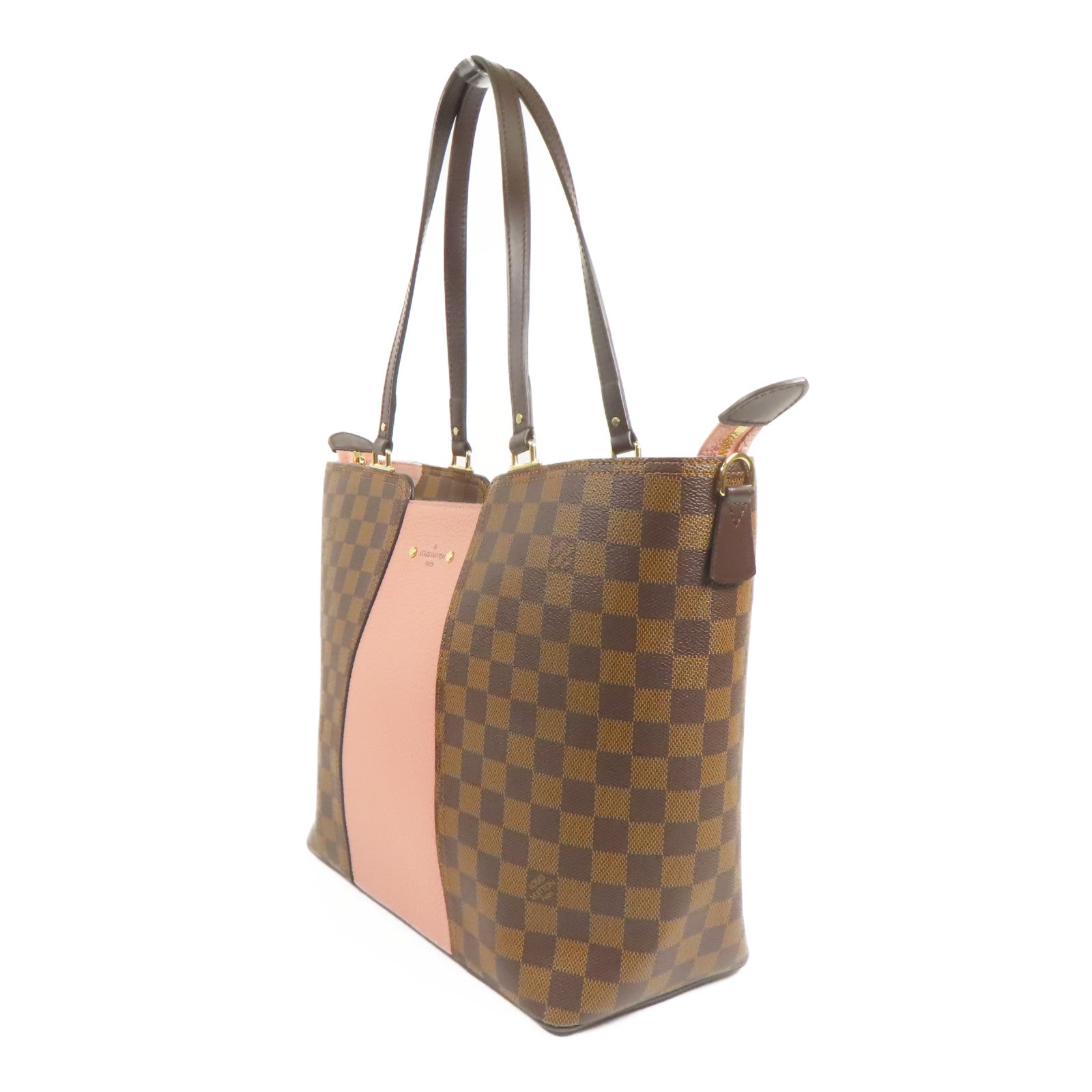 LOUIS VUITTON Damier Shoulder Bag金扣手挽肩背兩用袋