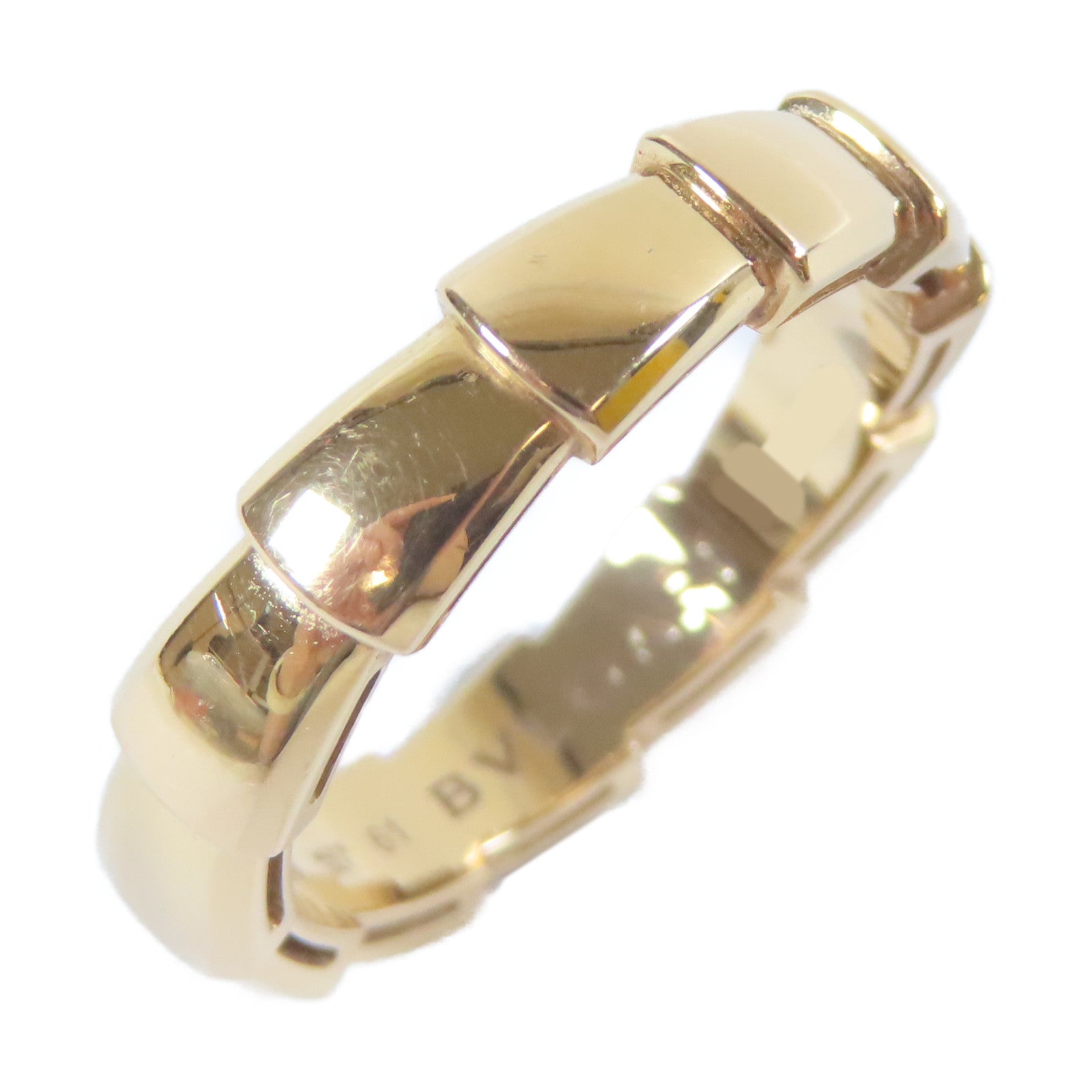 BVLGARI 【激減優惠】18K玫瑰金Serpenti Ring戒指#61/US#9.25