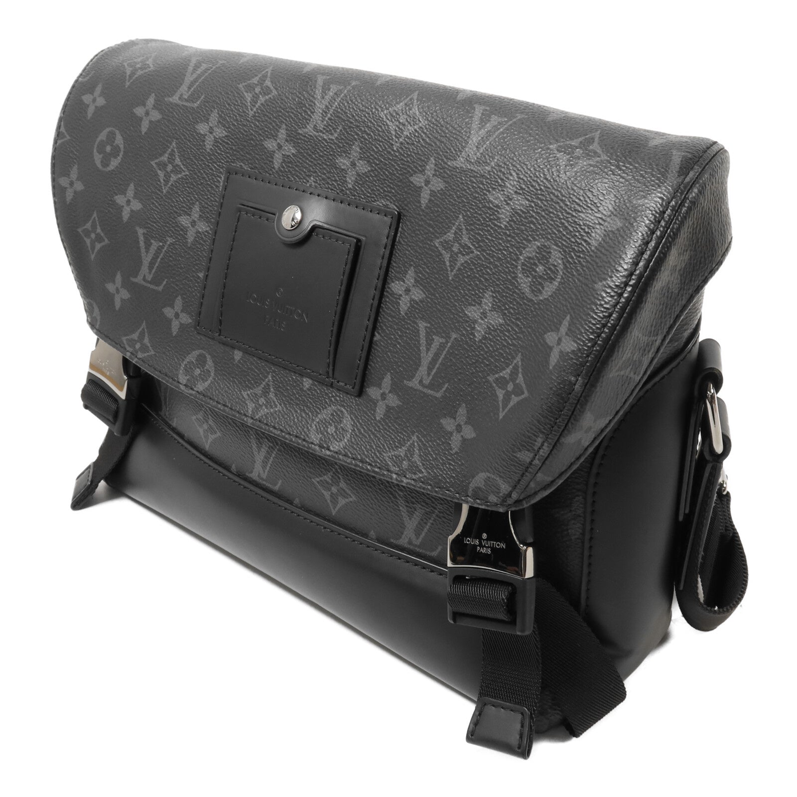 LOUIS VUITTON Monogram Eclipse Voyager肩背袋