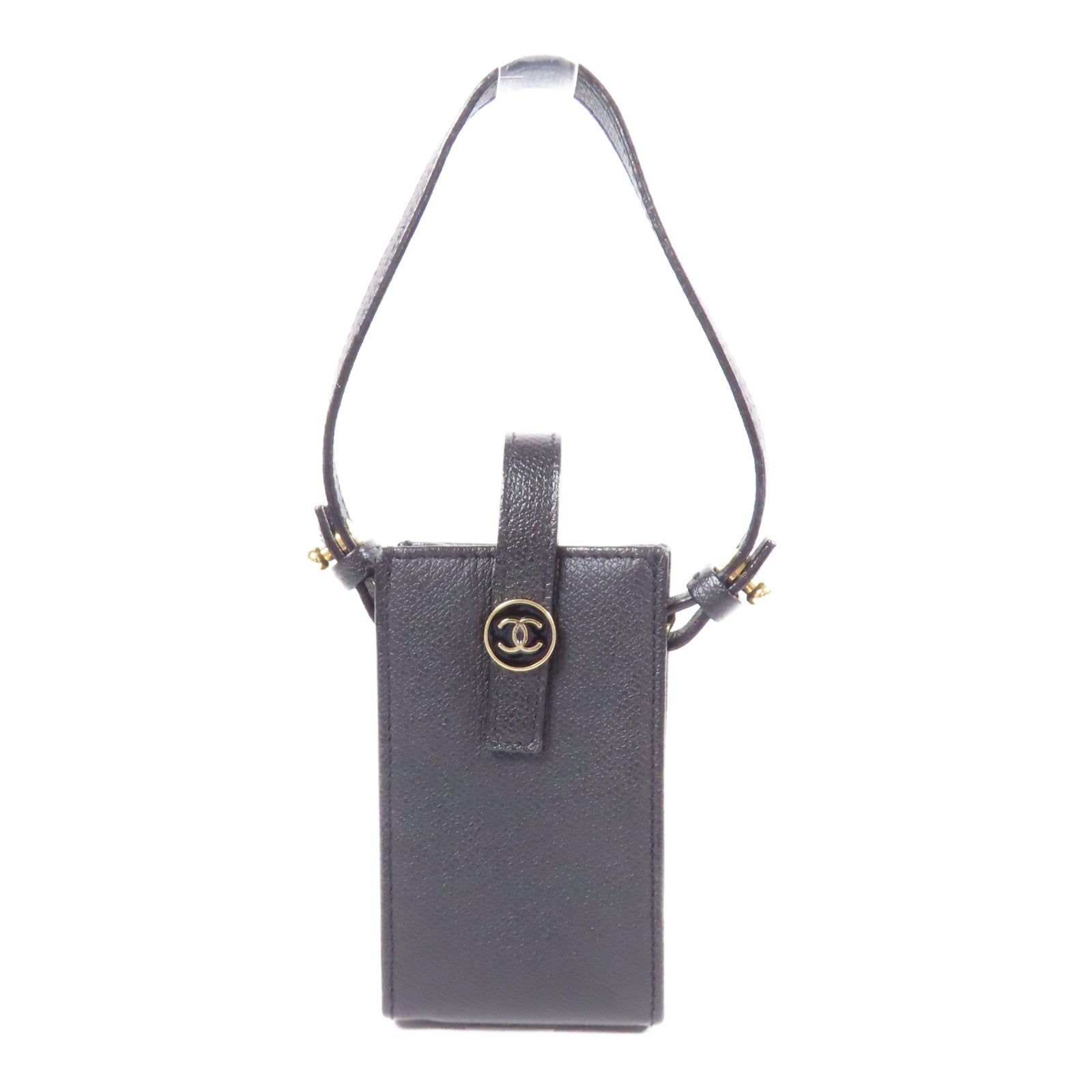CHANEL 牛皮皮革Cigarette Case金扣肩背袋