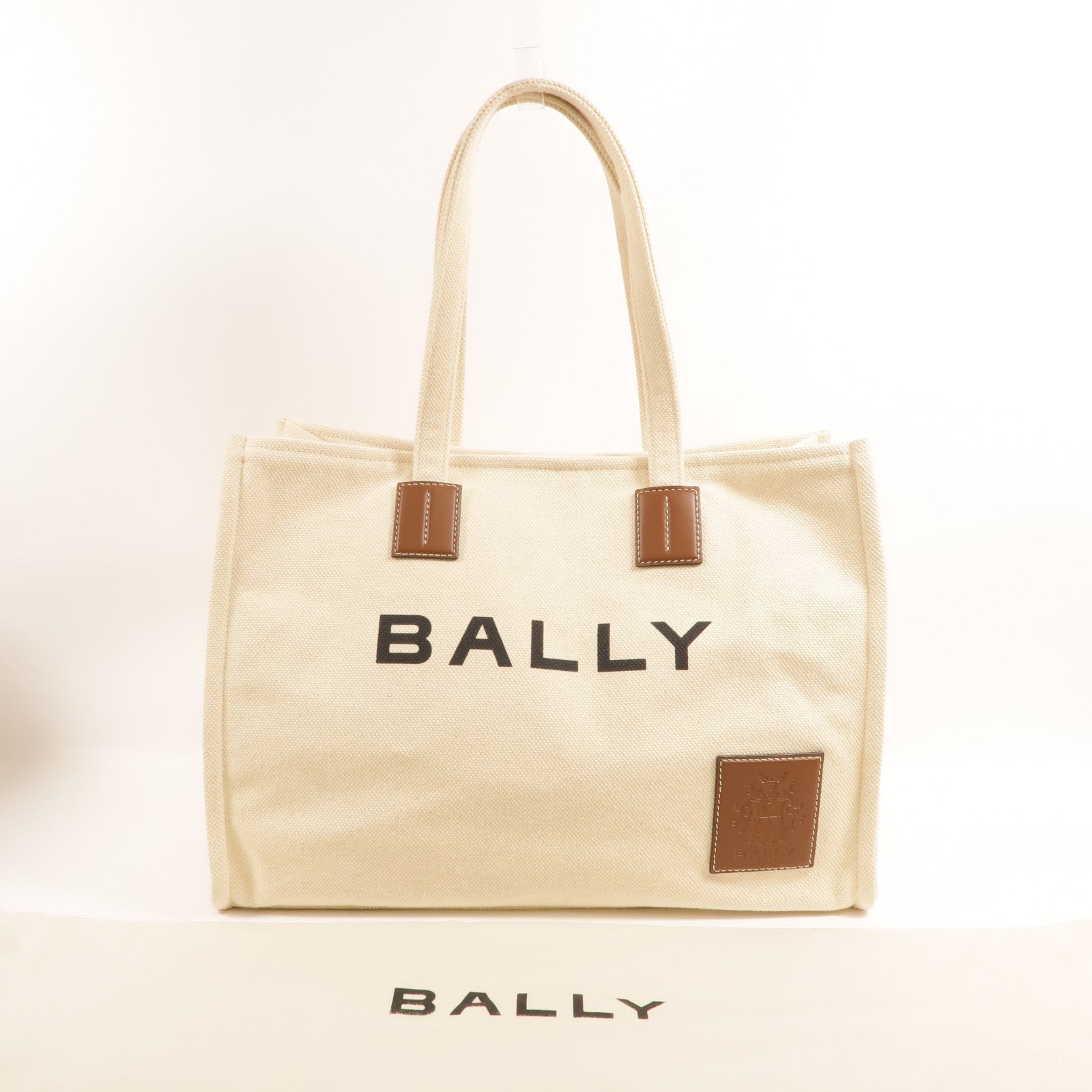 BALLY 帆布Tote Bag肩背袋