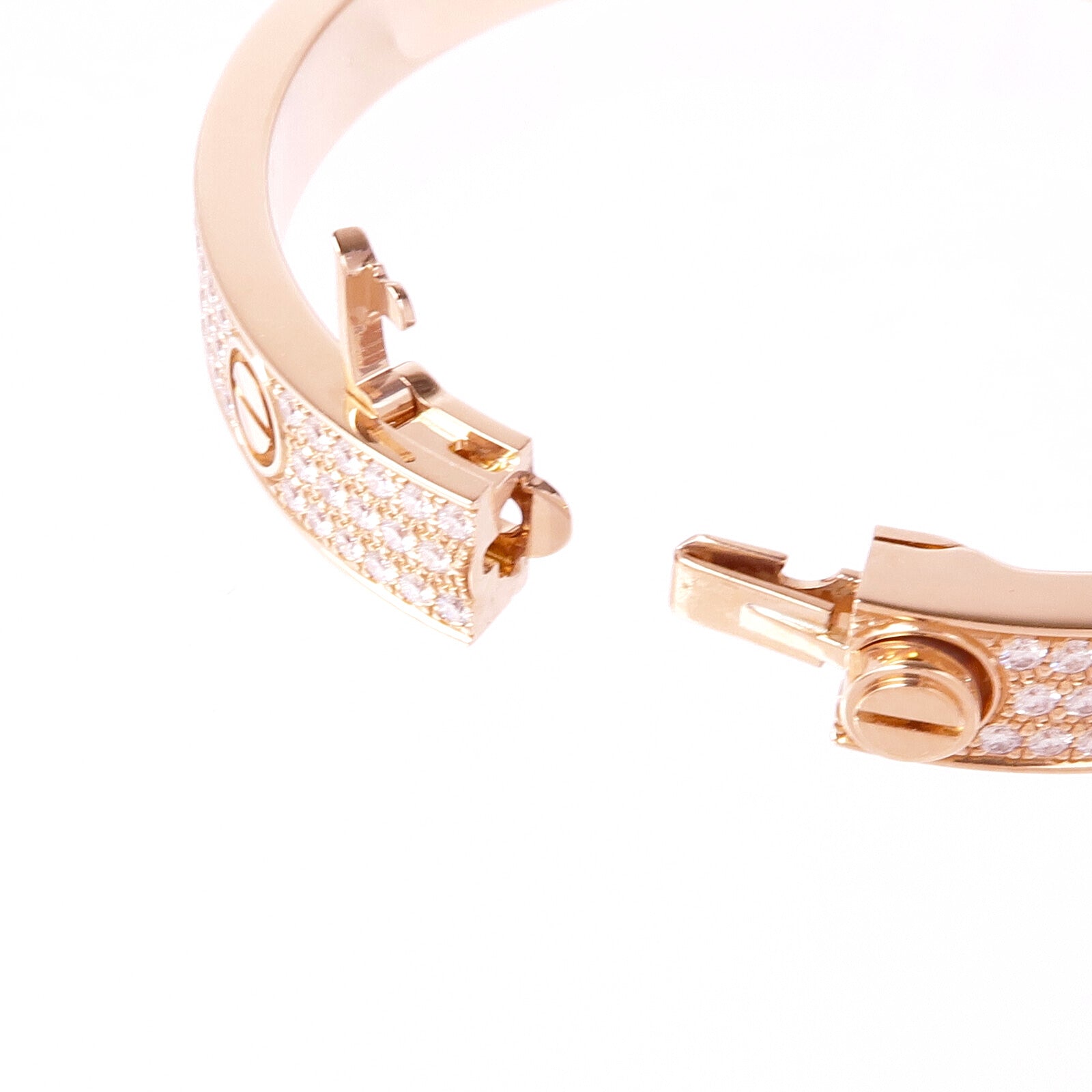 CARTIER 【激減優惠】18K玫瑰金Love Bracelet鑽石手鐲Cartier#16