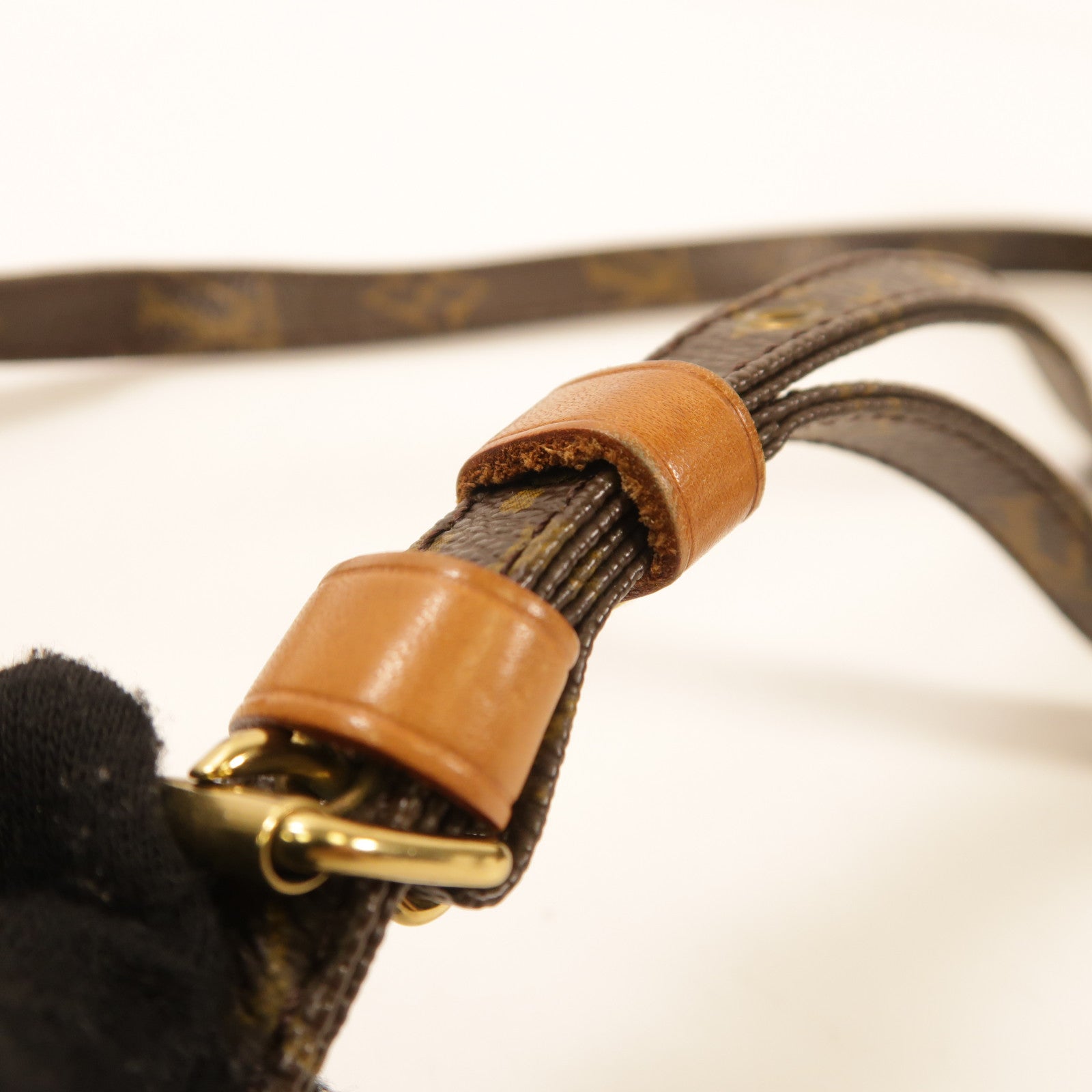 LOUIS VUITTON Monogram Marly Bandouliere金扣肩背袋棕色
