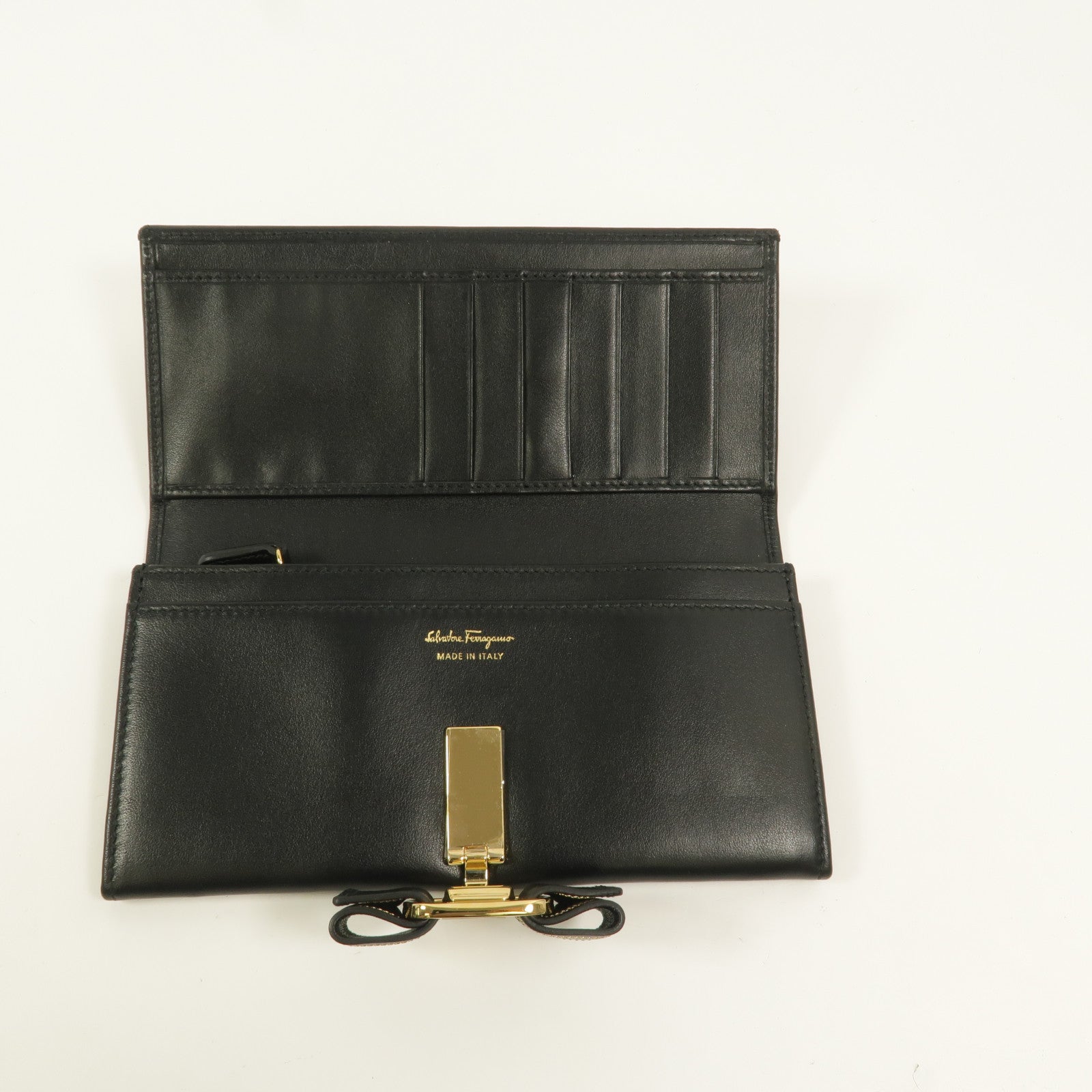 Salvatore Ferragamo 牛皮皮革Vara Bow Wallet長錢包