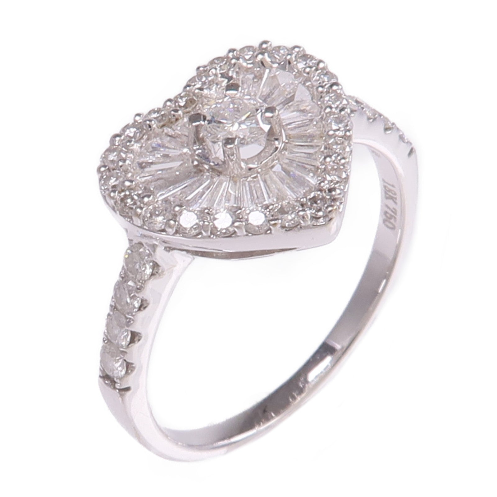 JEWELRY 【激減優惠】18K白金Diamond Ring鑽石戒指US#6.5