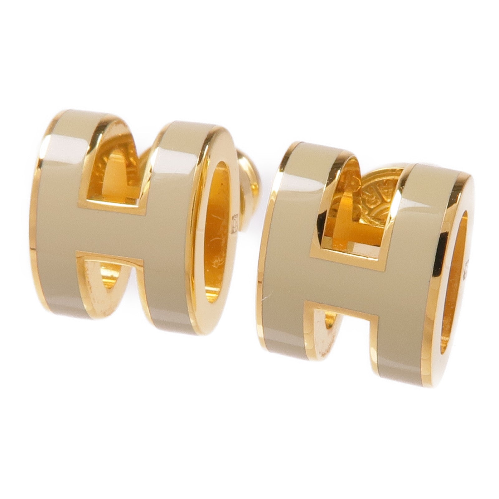 HERMES 金屬Mini Pop H Earrings耳環