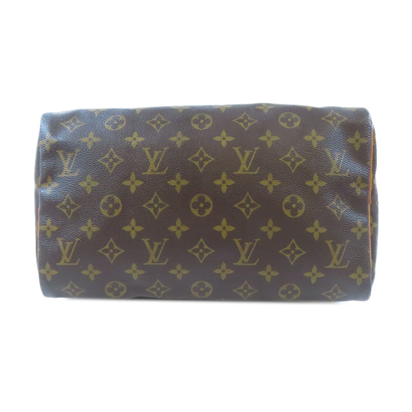 LOUIS VUITTON Monogram Speedy 30金扣手挽袋棕色
