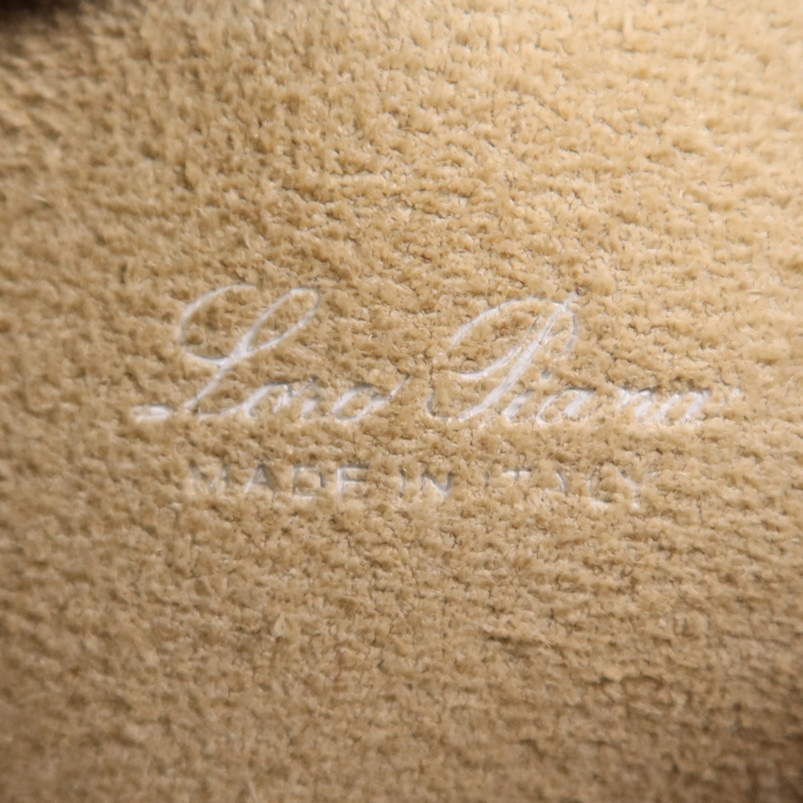 Loro Piana 牛皮皮革Micro Bale銀扣肩背袋