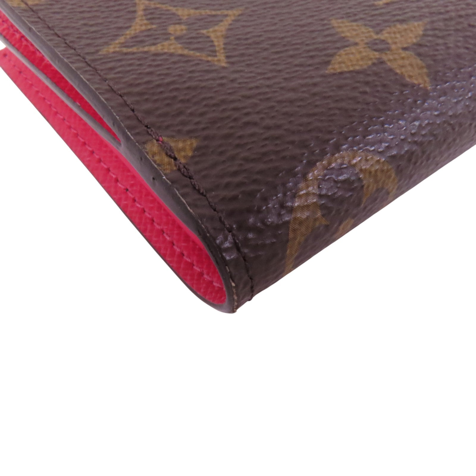 LOUIS VUITTON Monogram Lisa Wallet金扣短錢包