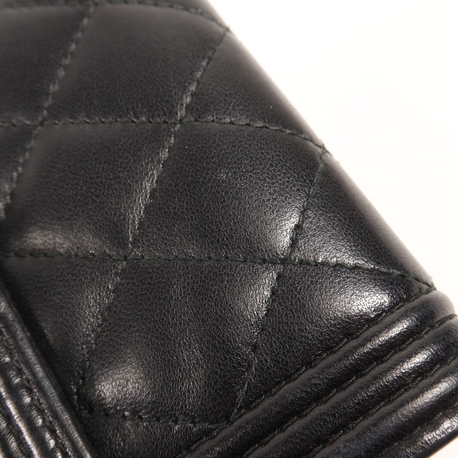 CHANEL 羊皮皮革Boy Wallet錢包