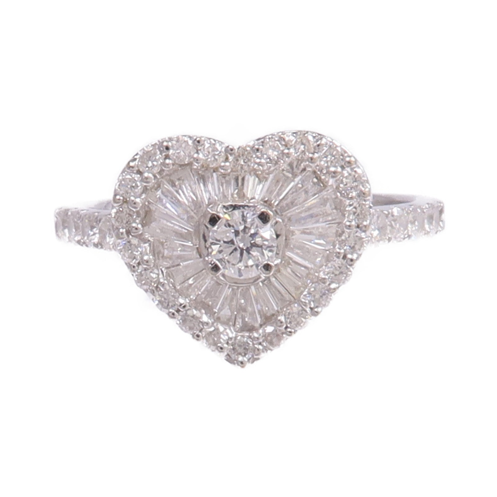 JEWELRY 【激減優惠】18K白金Diamond Ring鑽石戒指US#6.5