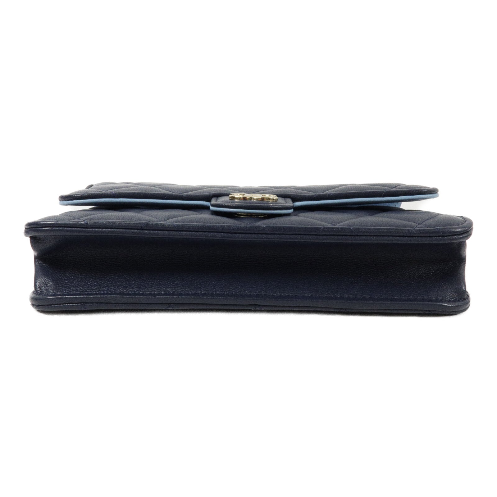 CHANEL 羊皮皮革Mini Flap Bag鏈帶手挽肩背兩用袋