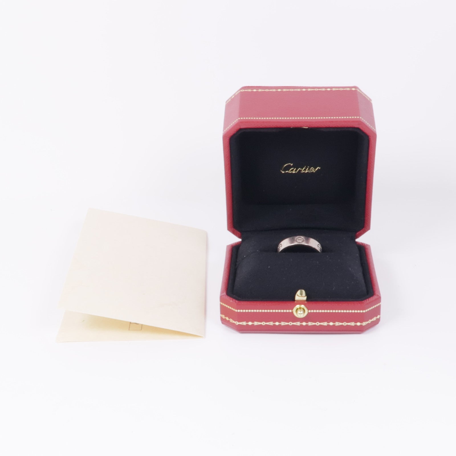 CARTIER 18K白金Love Ring戒指Cartier#62/US#9.75