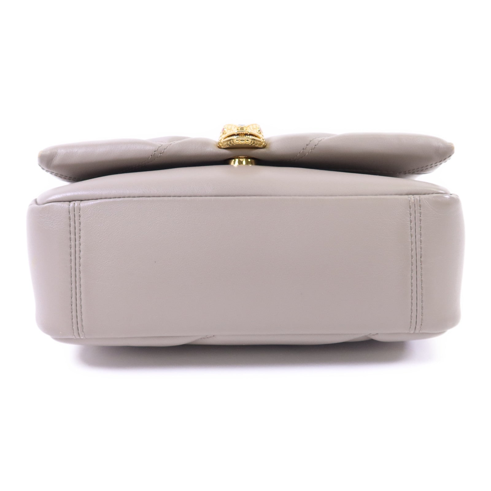 BVLGARI 牛皮皮革2 Way Shoulder Bag金扣手挽肩背兩用袋