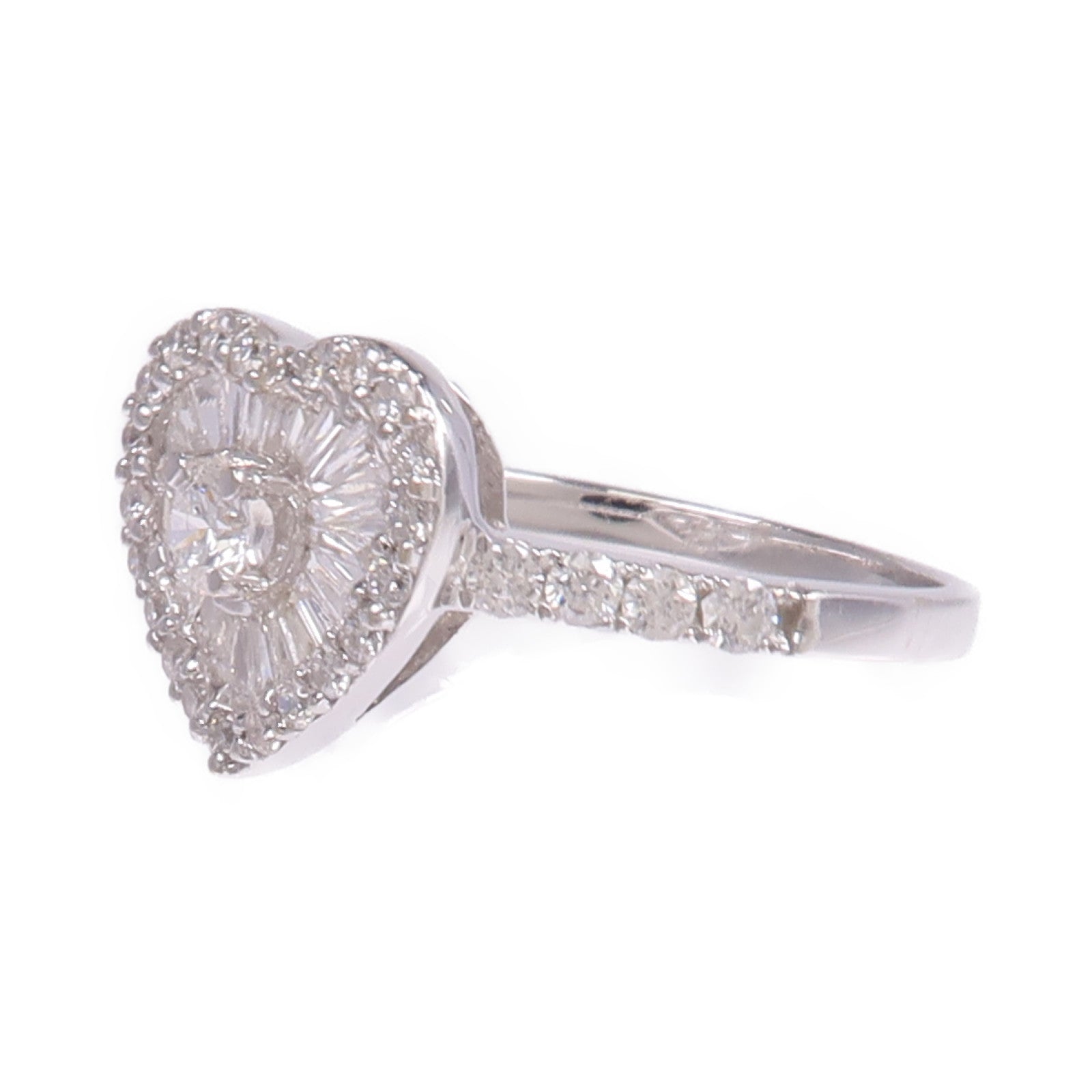 JEWELRY 【激減優惠】18K白金Diamond Ring鑽石戒指US#6.5