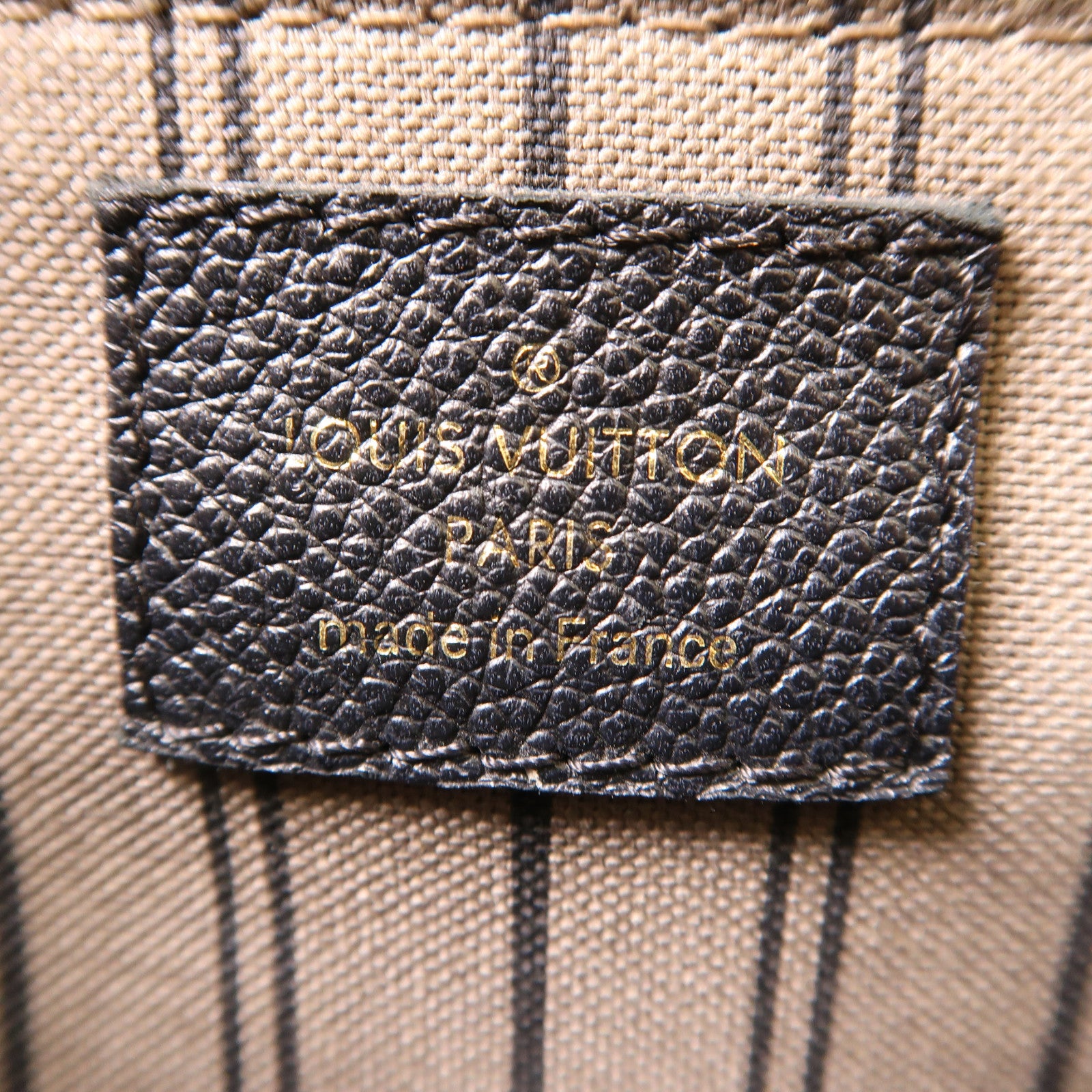 LOUIS VUITTON Monogram Empreinte Bastille金扣手挽肩背兩用袋黑色