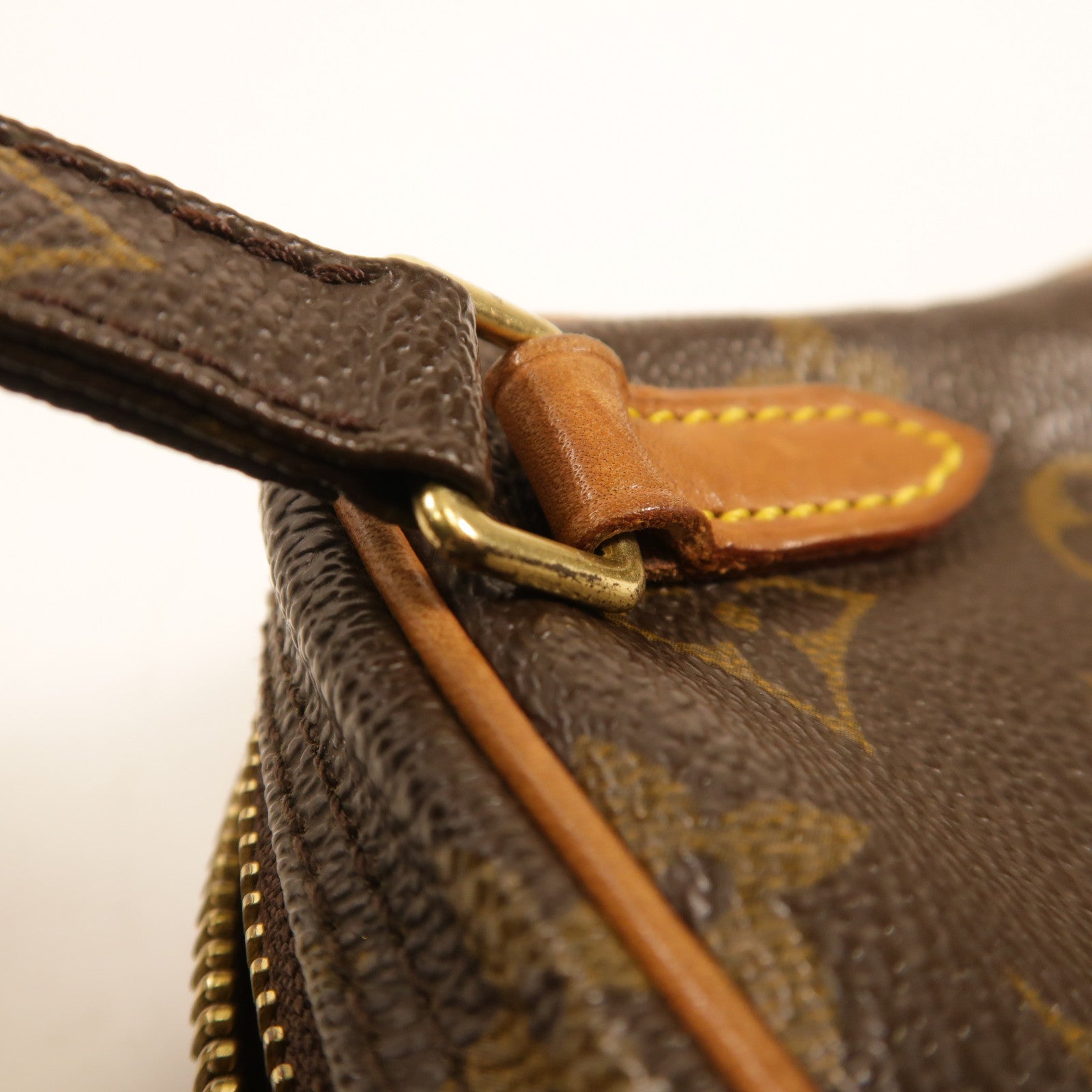 LOUIS VUITTON Monogram Marly Bandouliere金扣肩背袋棕色